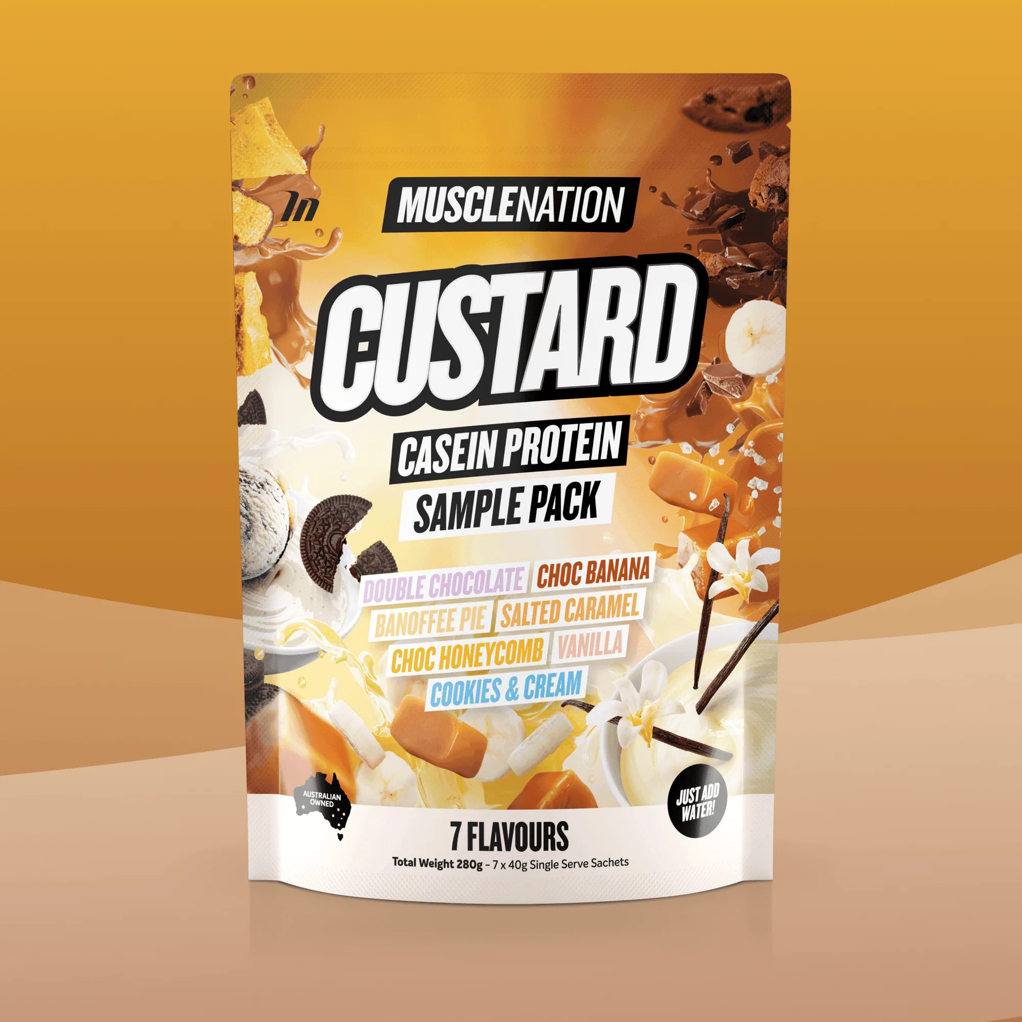 Custard Casein Protein for Overnight Recovery