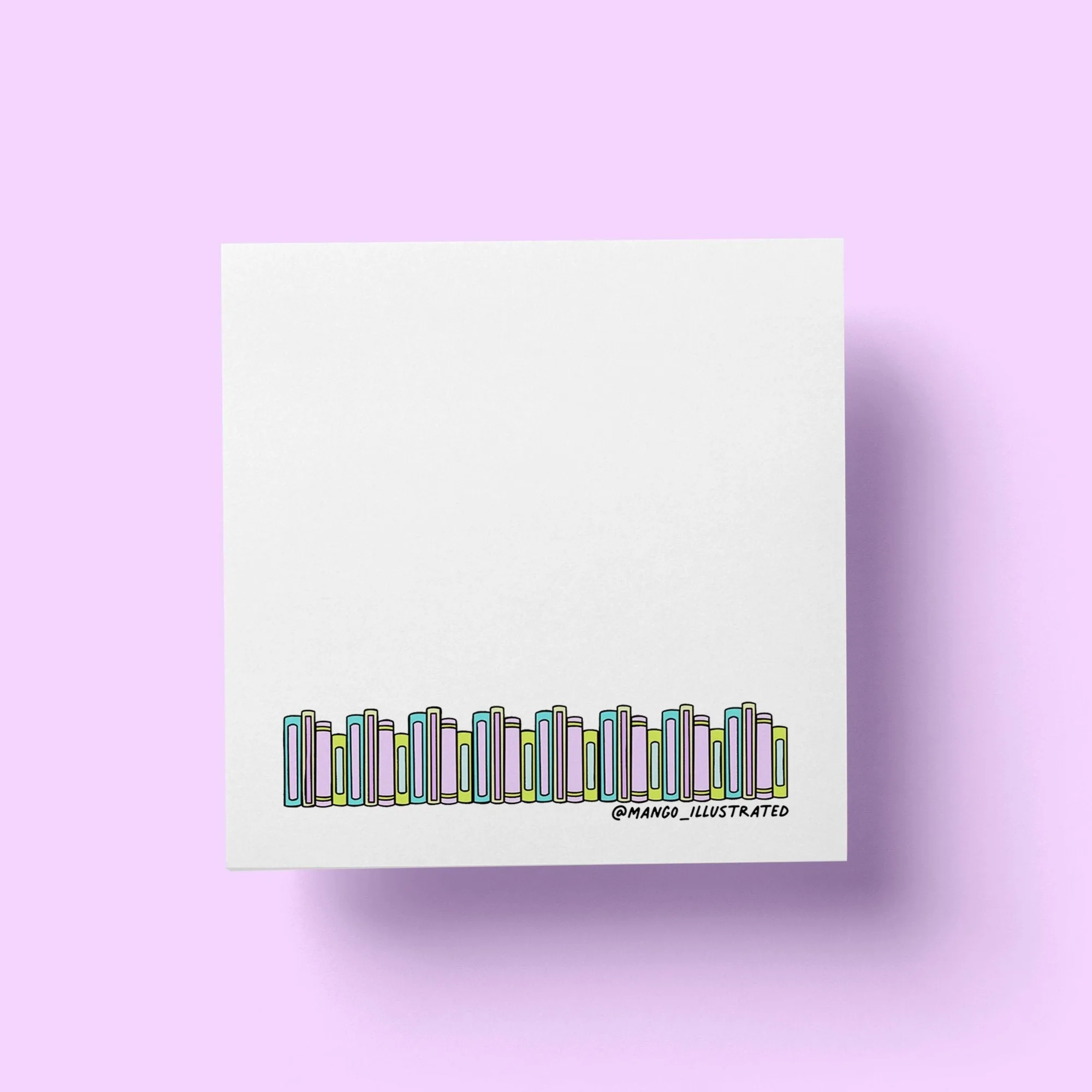 Bookshelf Sticky Notes