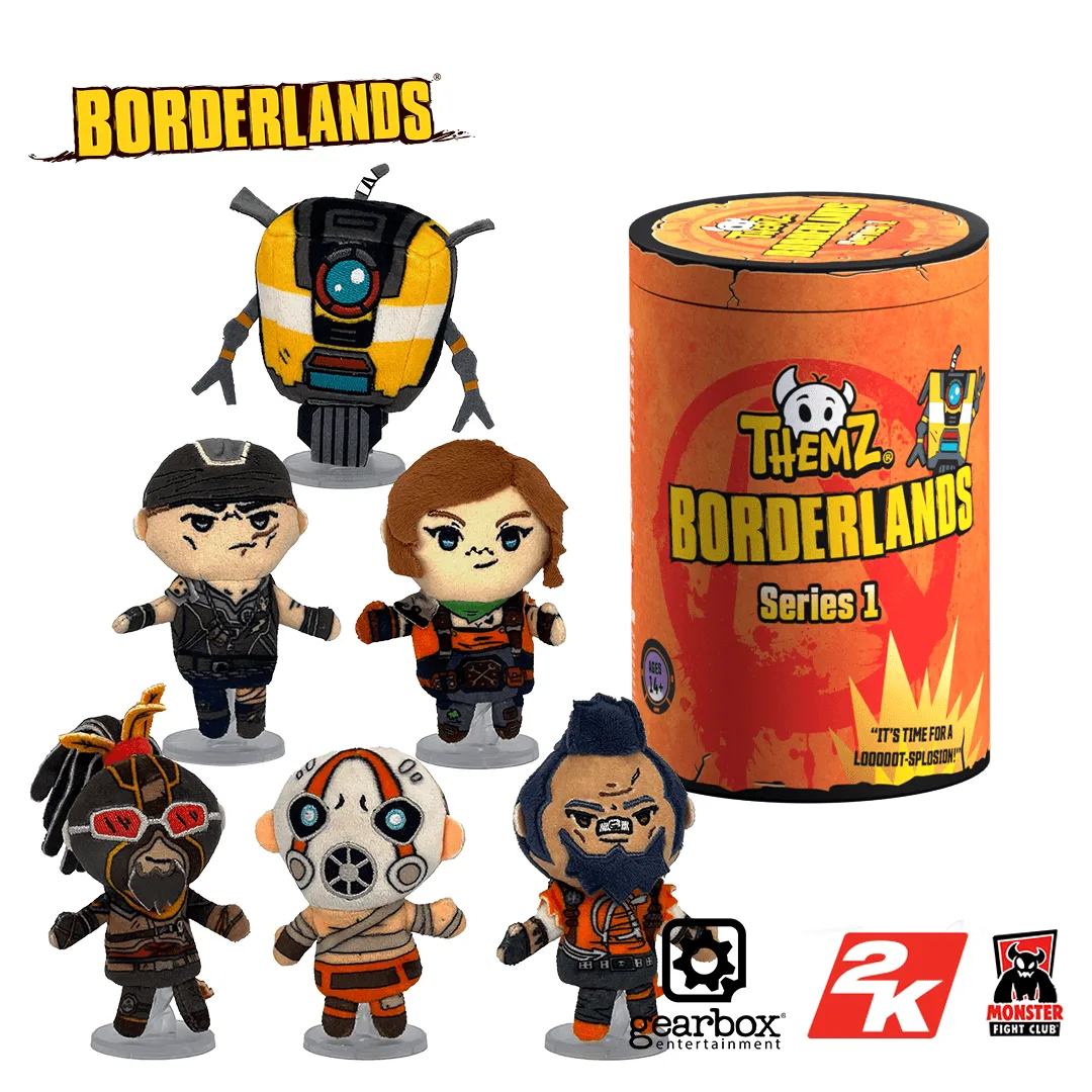 كيفية عرض مجموعة THEMZ Borderlands Series 1 من الدمى القطيفة