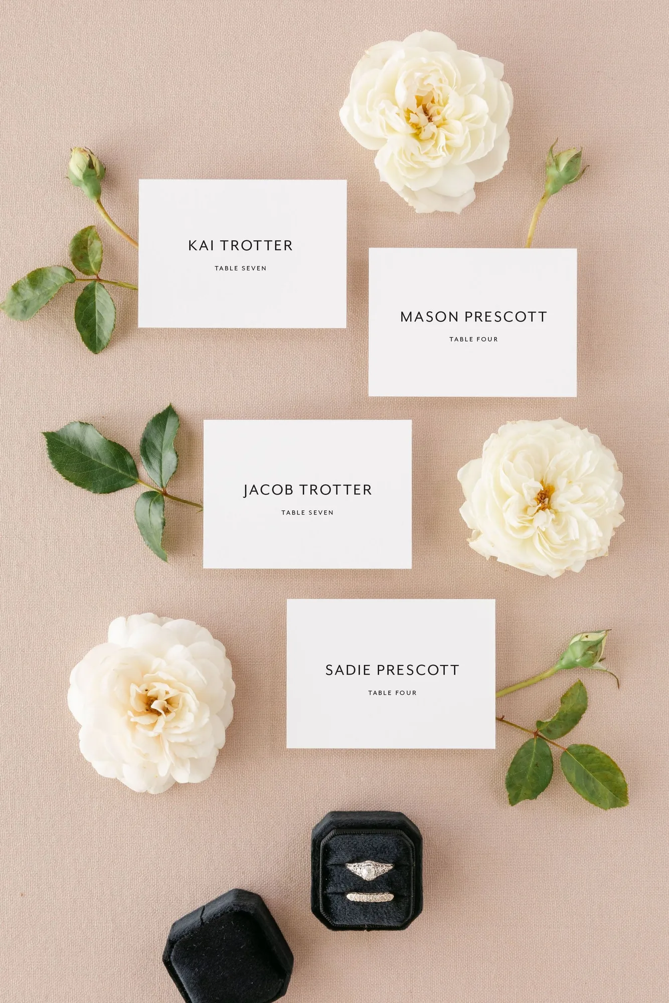 Tarjetas de nombre para boda | The Jordan