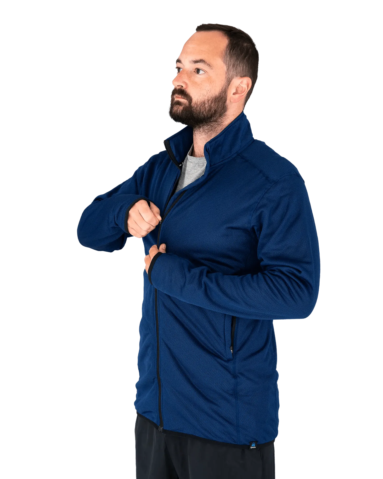 Zpacks Octa Fleece Light Jacke mit Kragen