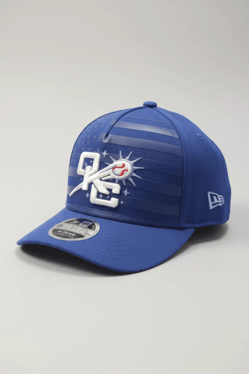Gorra OKC Comets Home 940 M-Crown con bandera americana