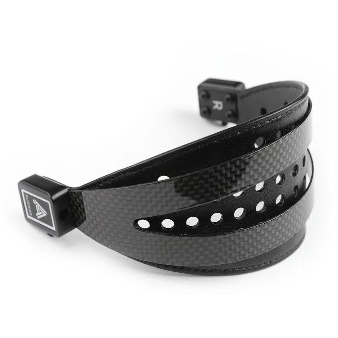 LCD Carbon Fiber Headband, Leather