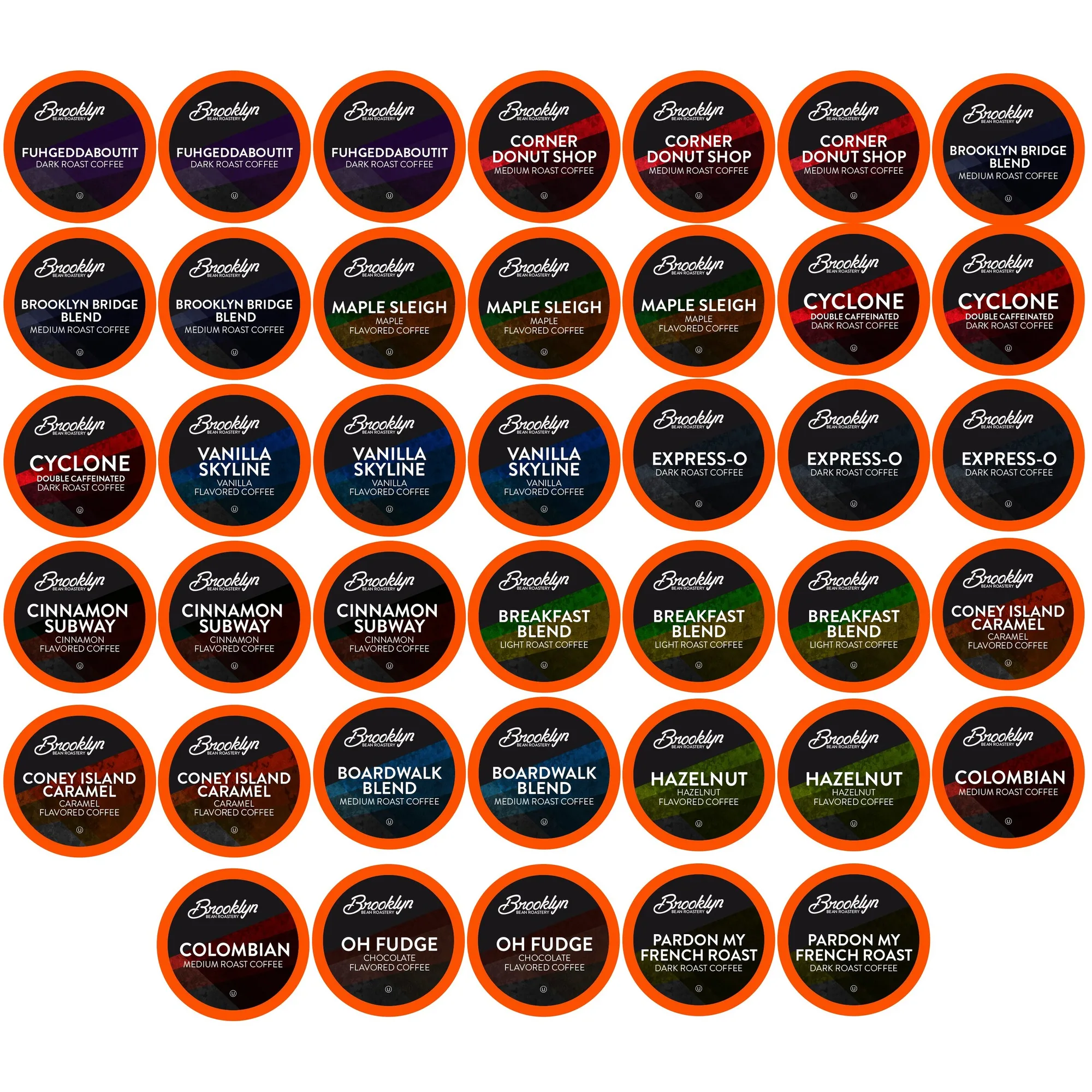 Brooklyn Bean Assorted Coffee Pods Variety Pack