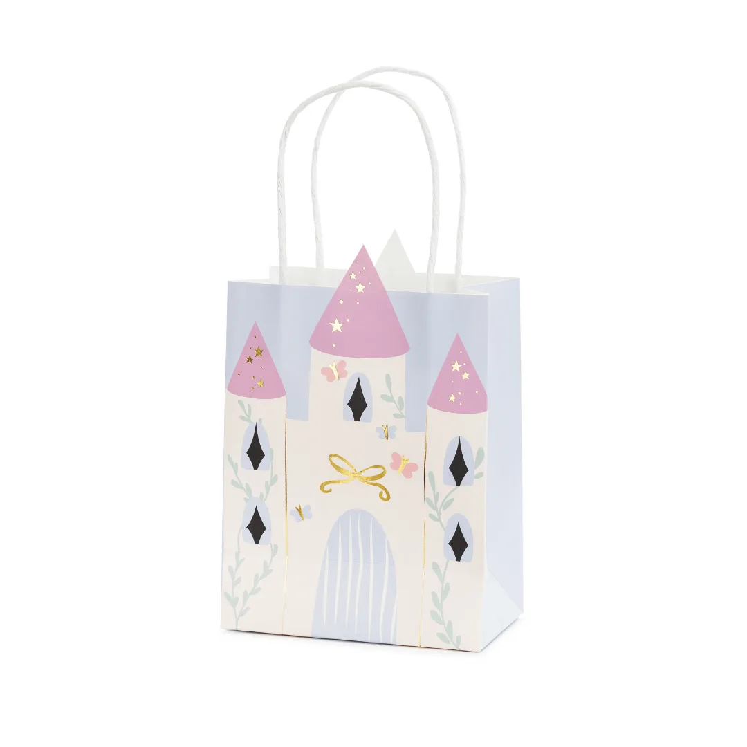 Bolsa de regalo de castillo de fiesta de princesa x 1