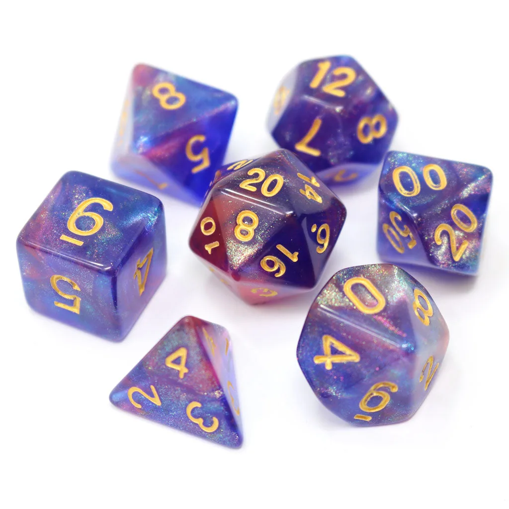 7 Piece RPG Set - Blue Enchantress