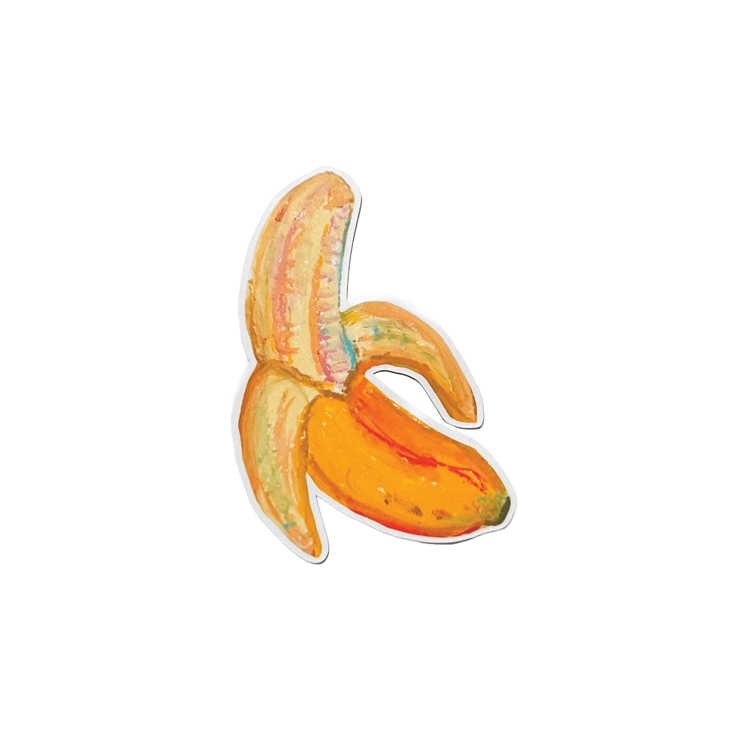 Peeled Banana | Matte Vinyl Sticker