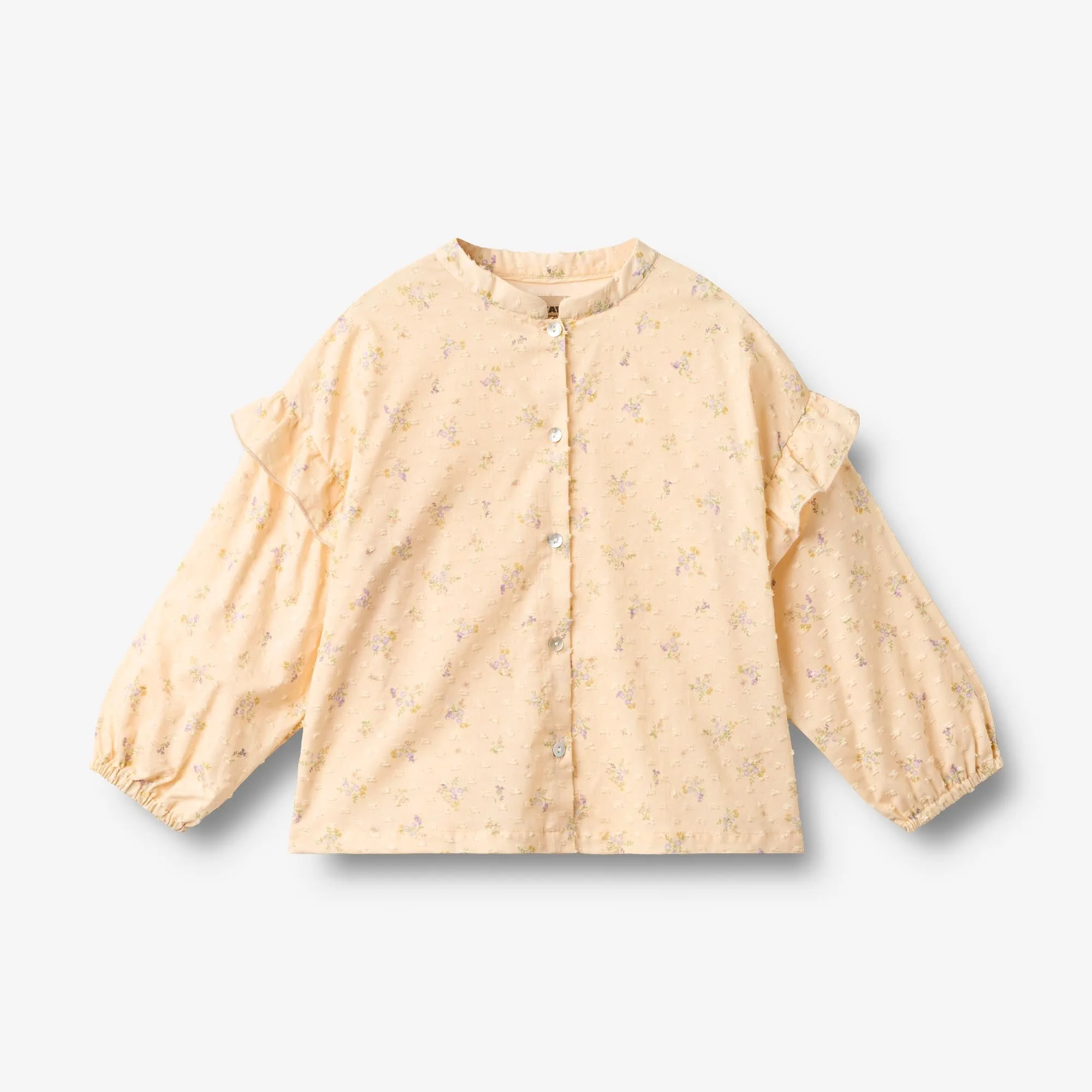 Chemise Gerda - fleurs abricot pâles