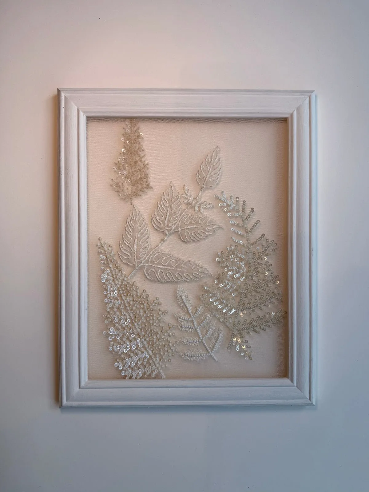 Embroidery No. 034 - Signed & Numbered Framed Couture Embroidery