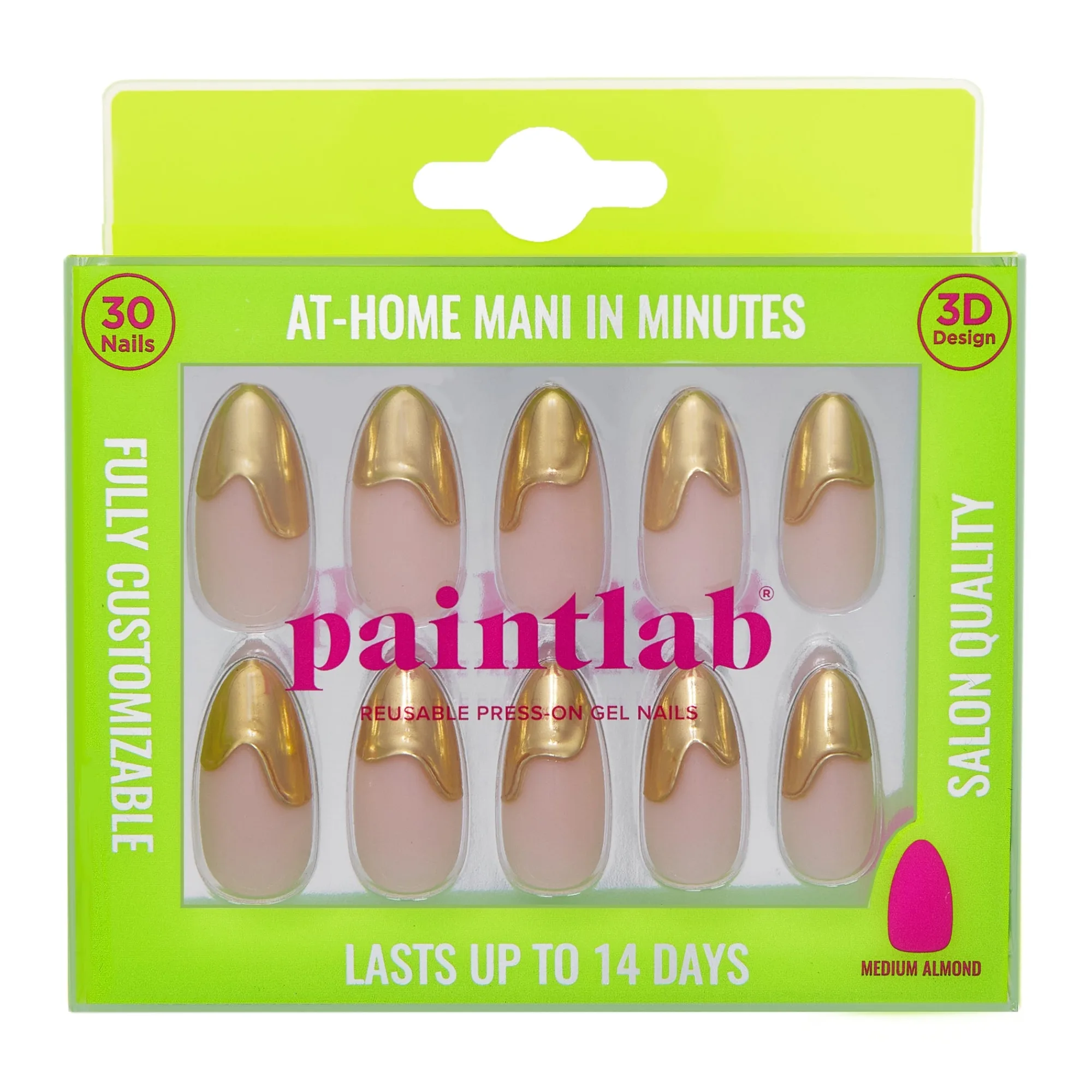 Gold Bougie Almond Press-On Nails Evening Style Guide