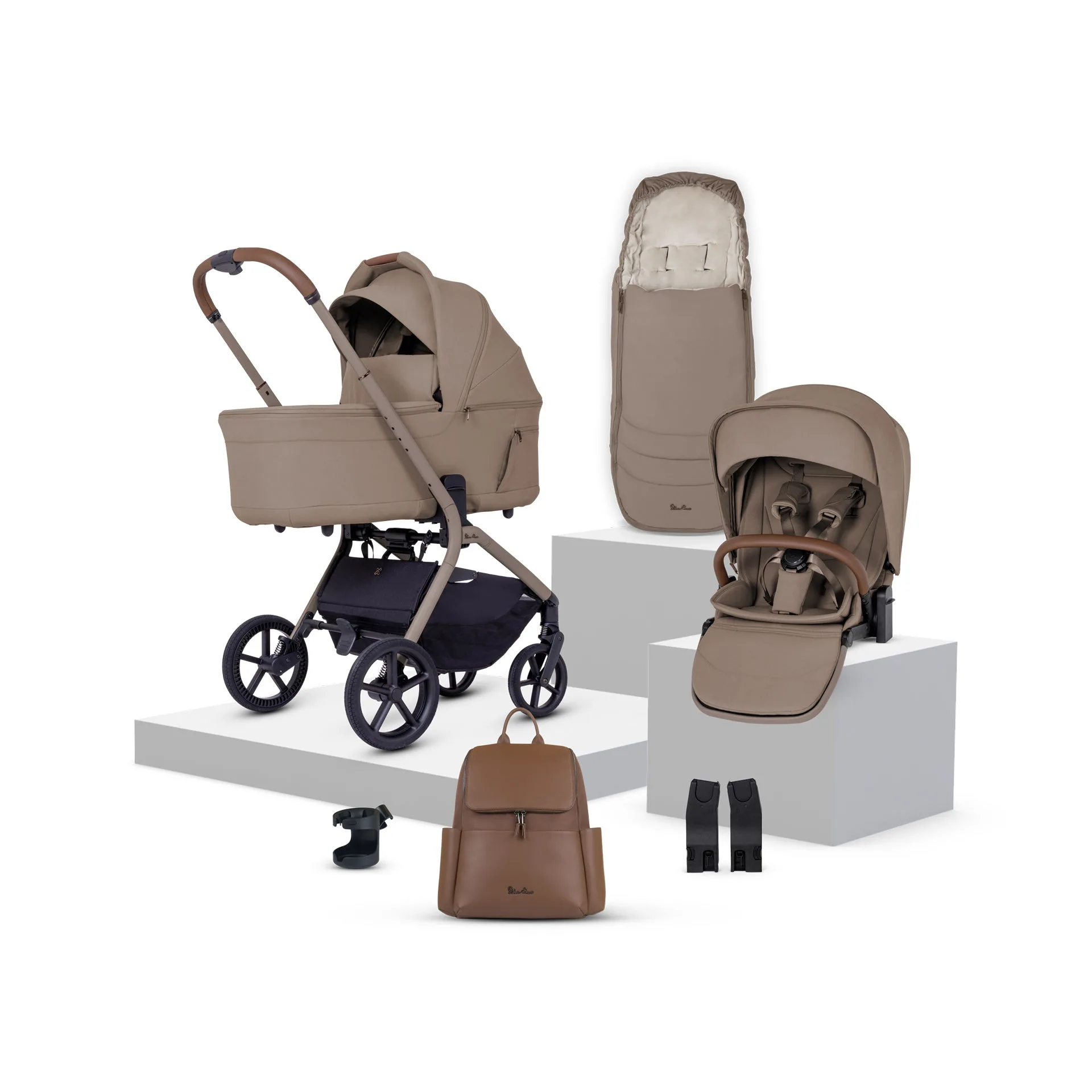 Passeggino Silver Cross Breez con Accessori - Champagne