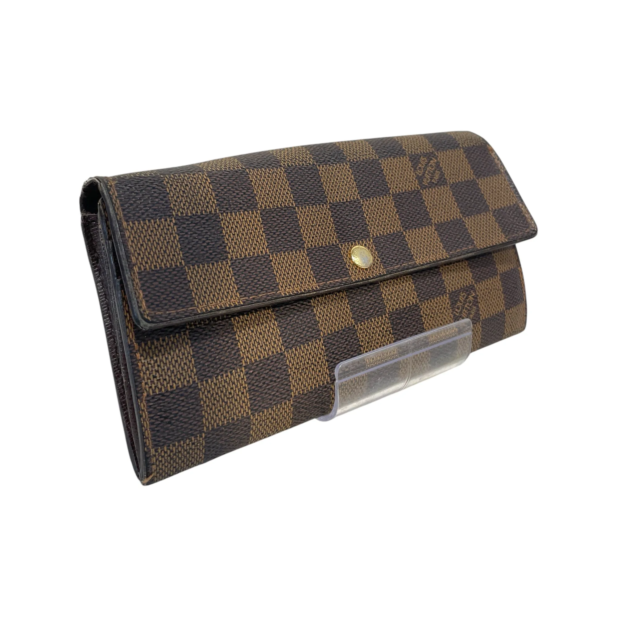 LOUIS VUITTON/Cartera larga/Monograma/Piel/BRW/Damier Ebene Emille