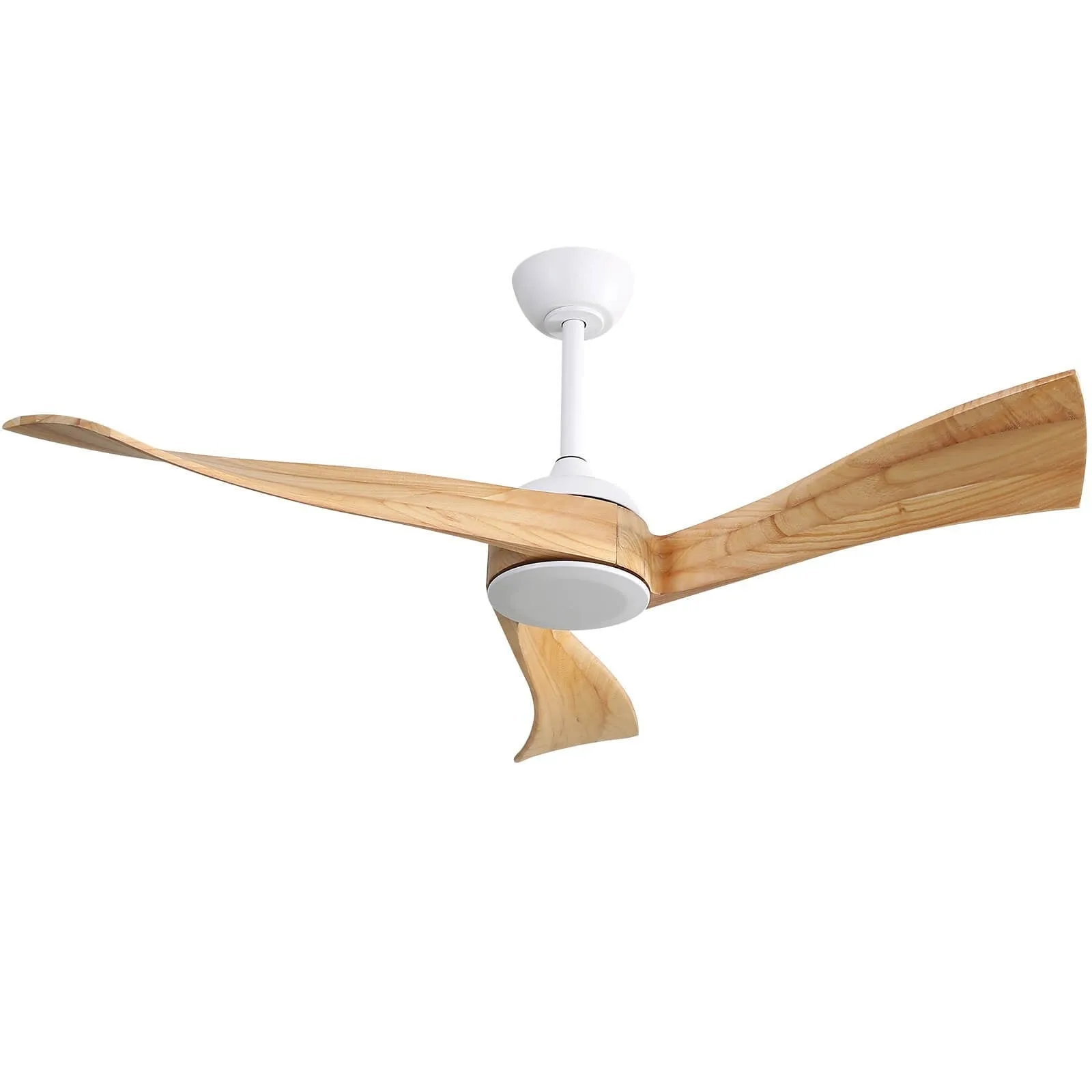 52″ Irregular Wood Blade Ceiling Fan
