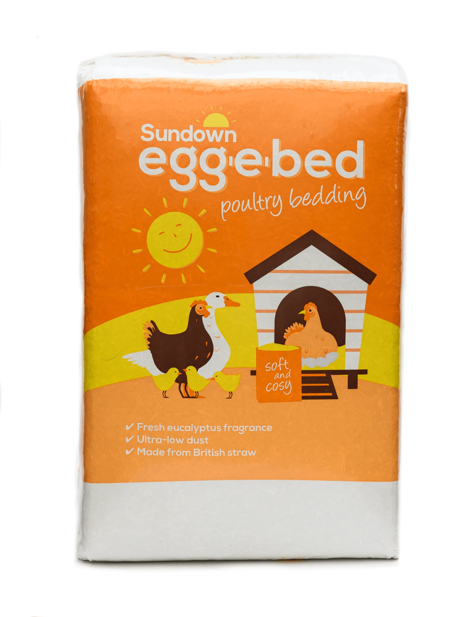 Come stendere Sundown Egg-e-bed per un pollaio più pulito