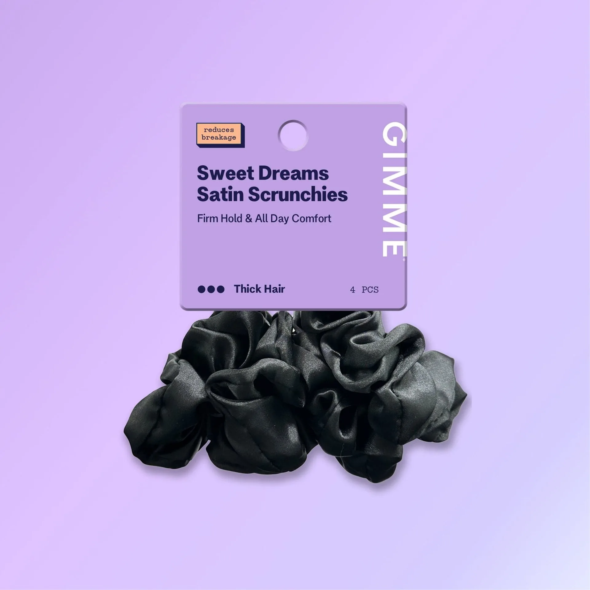 All Set Satin Scunchies For Thick or Curly Hair