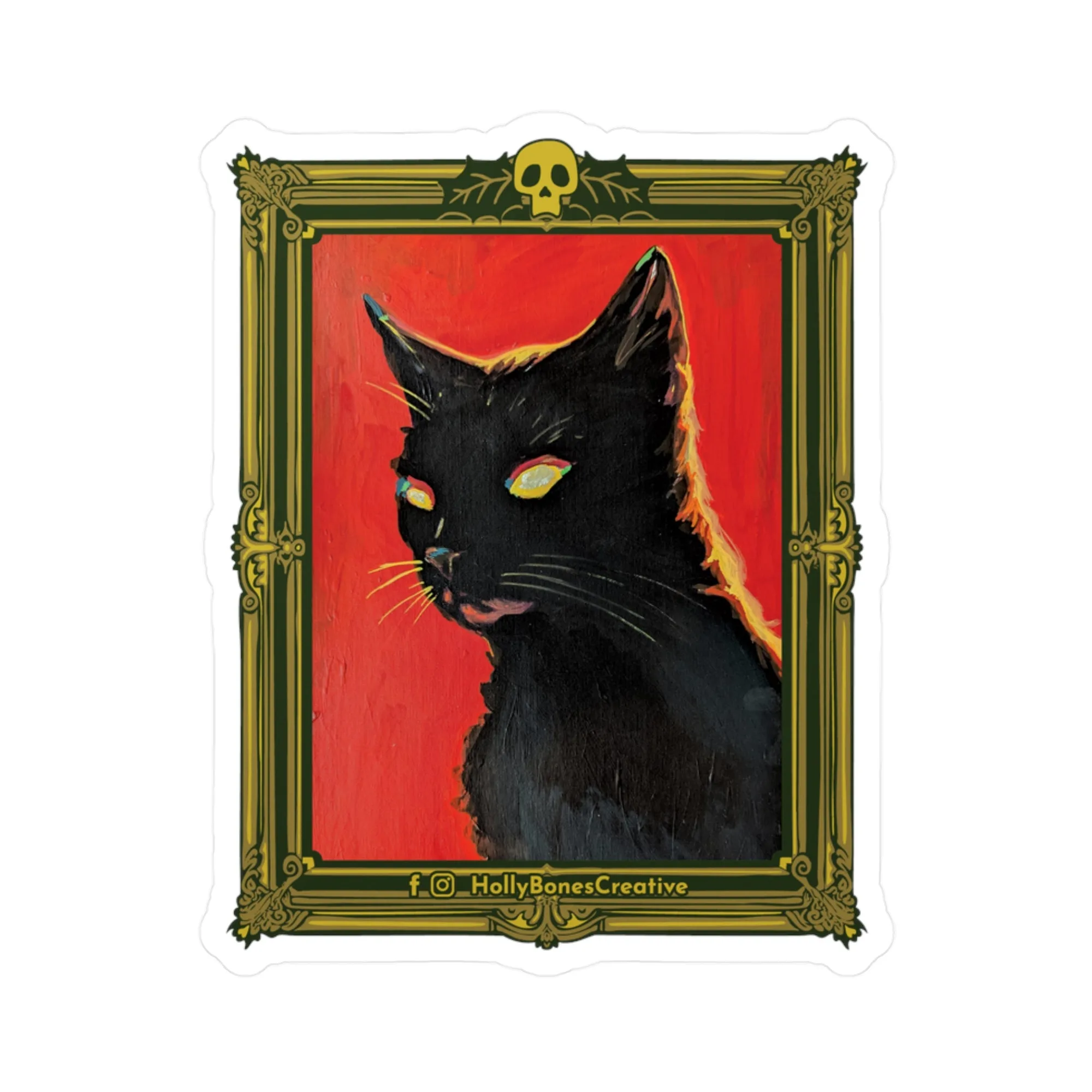 "9 Lives No. 7" Sticker