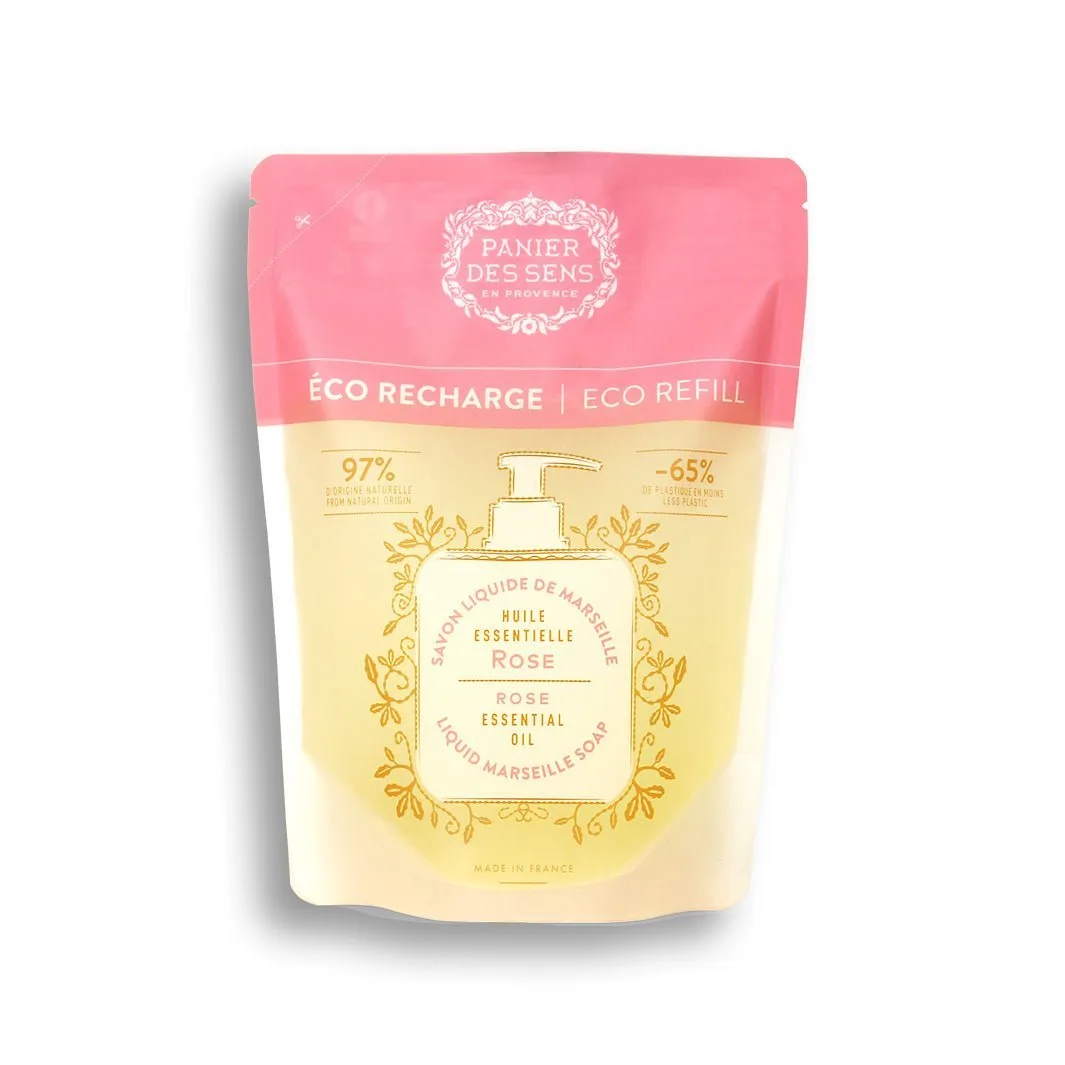 Recharge savon liquide de Marseille - Rose Envoûtante 500ml