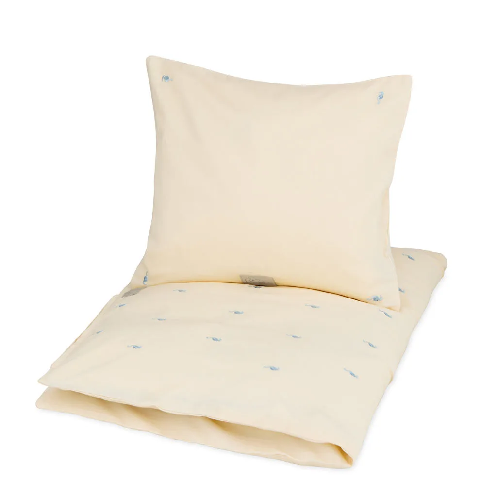 Biancheria Ricamata per Neonato, 70x100cm - GOTS - Sea Garden