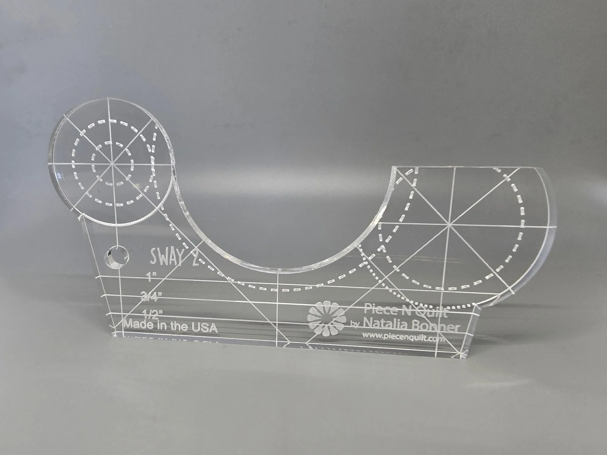 Sway 2 Machine Quilting Ruler