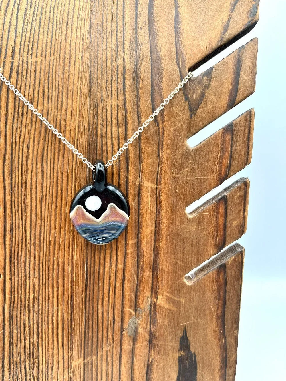 Vettori Glass Landscape Pendant