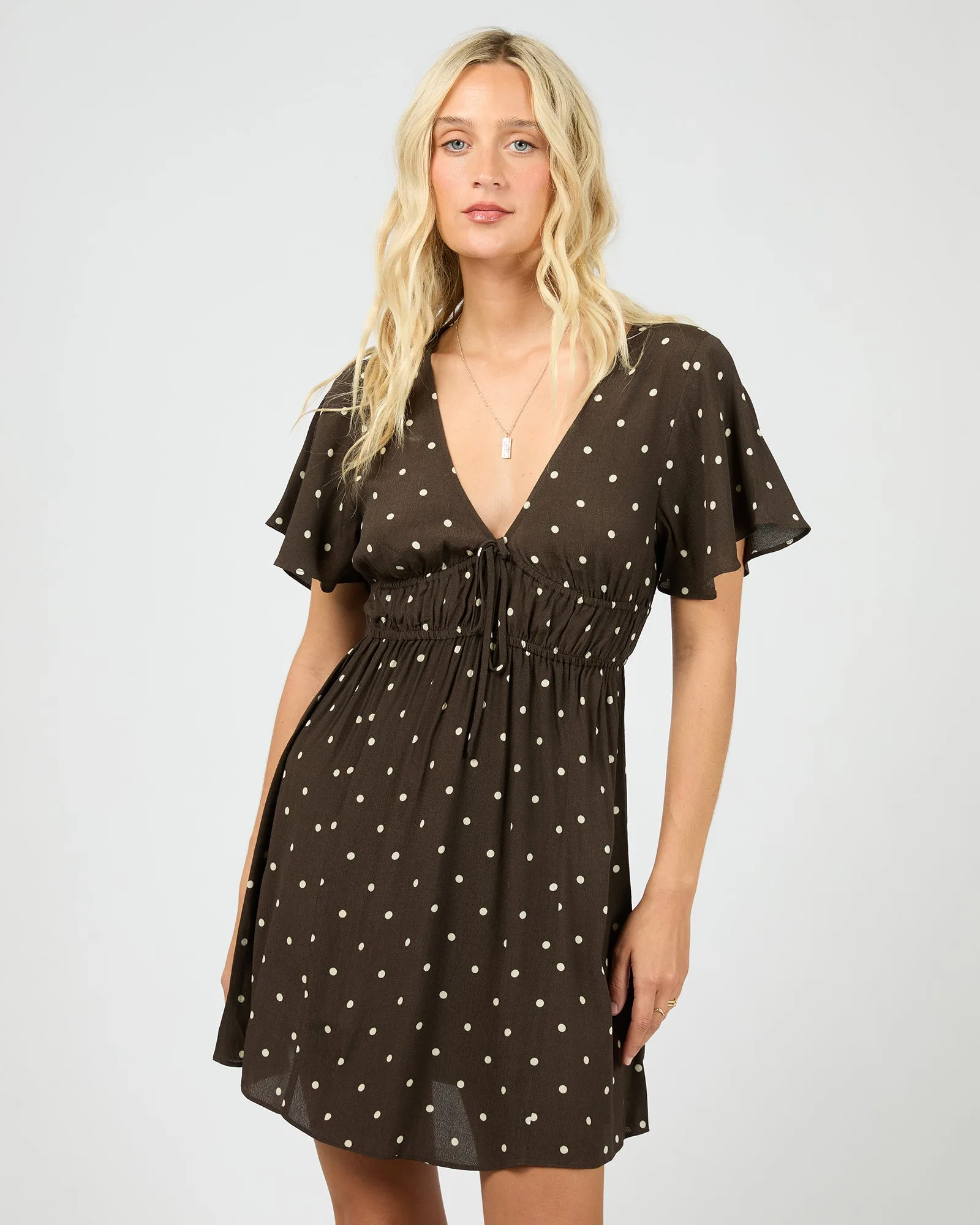 Vestido Skater Emelia Marrón