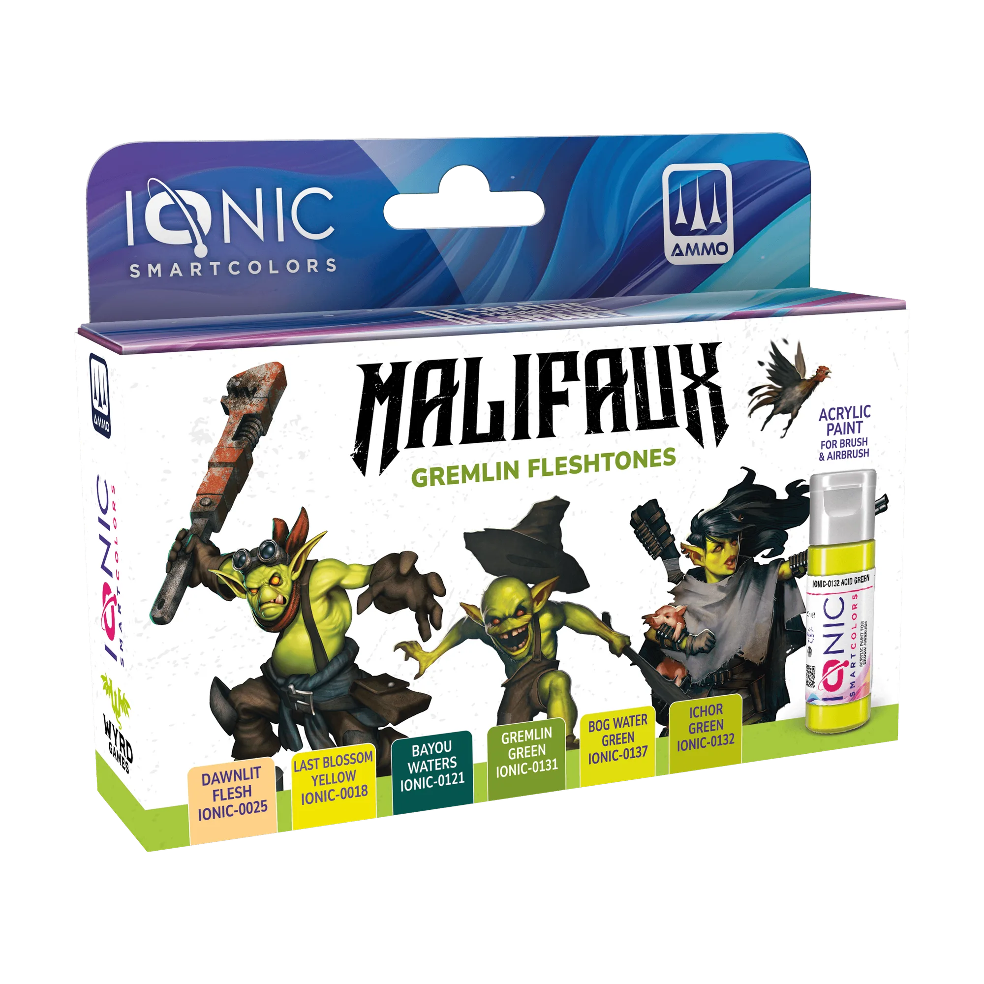 IONIC Malifaux: Gremlin Fleshtones Paint Set