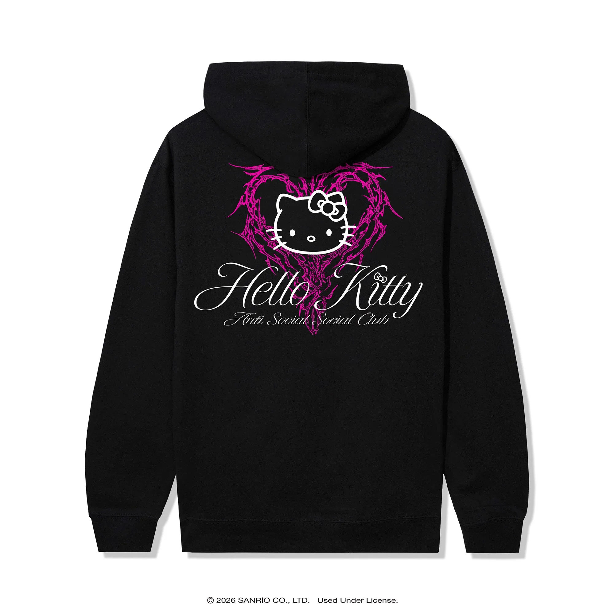 Anti Social Social Club x Hello Kitty Love Hoodie (Black)