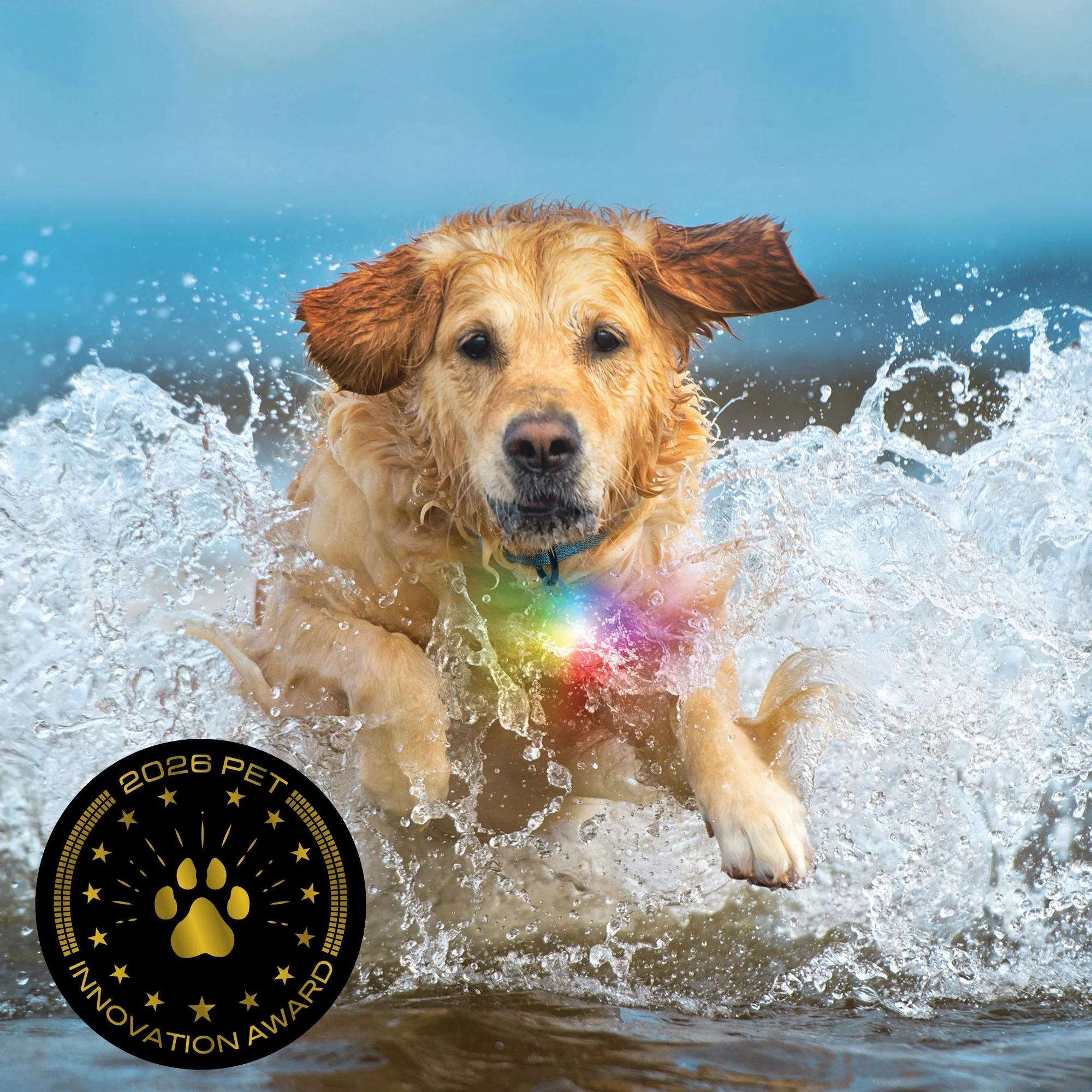 SpotLit® Splash™ Waterproof Rechargeable Collar Light – Disc-O Tech™