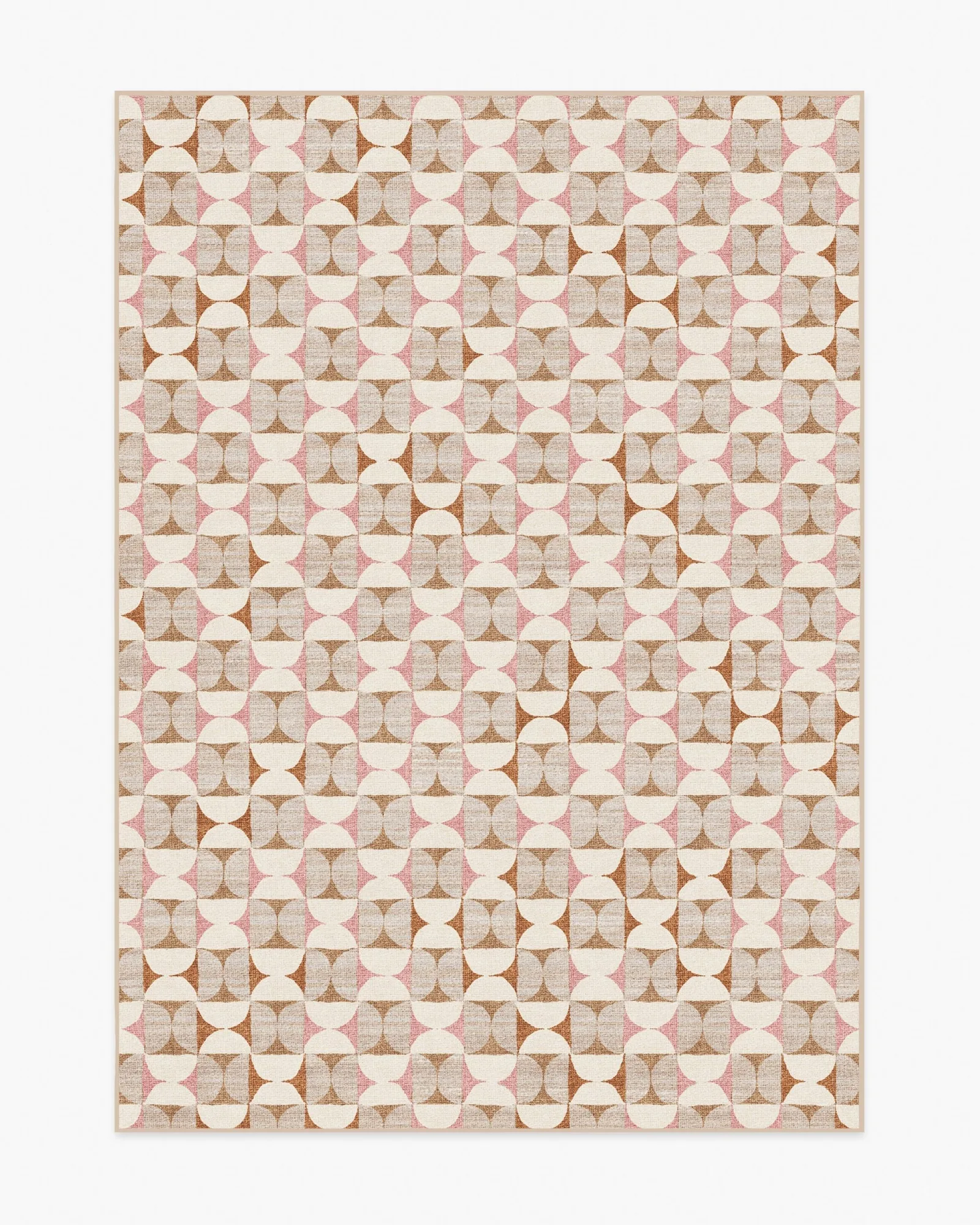 Orana Soft Pink & Natural Flatwoven Rug