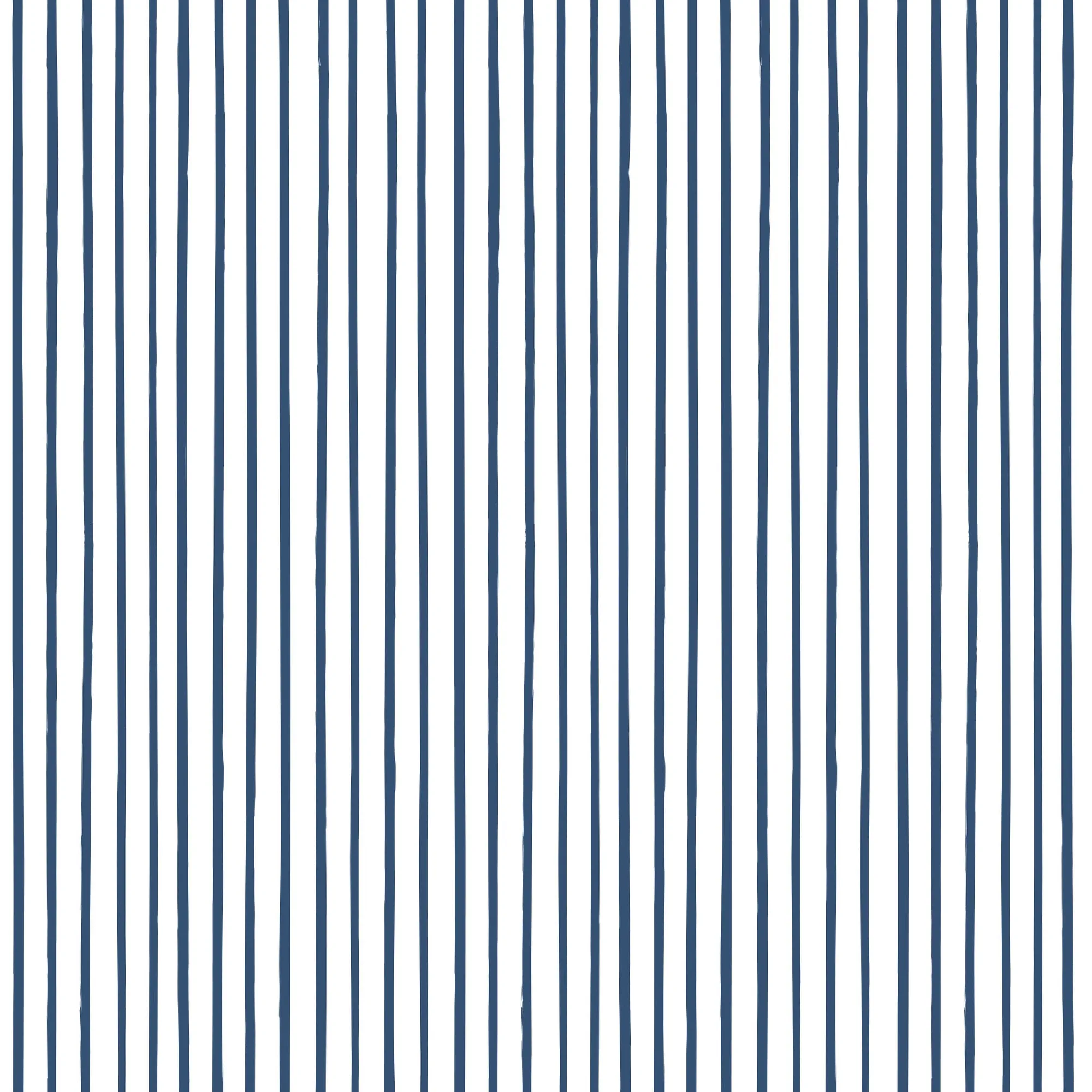 Chasing Paper X Pehr Wallpaper - Stripes Away Ink Blue