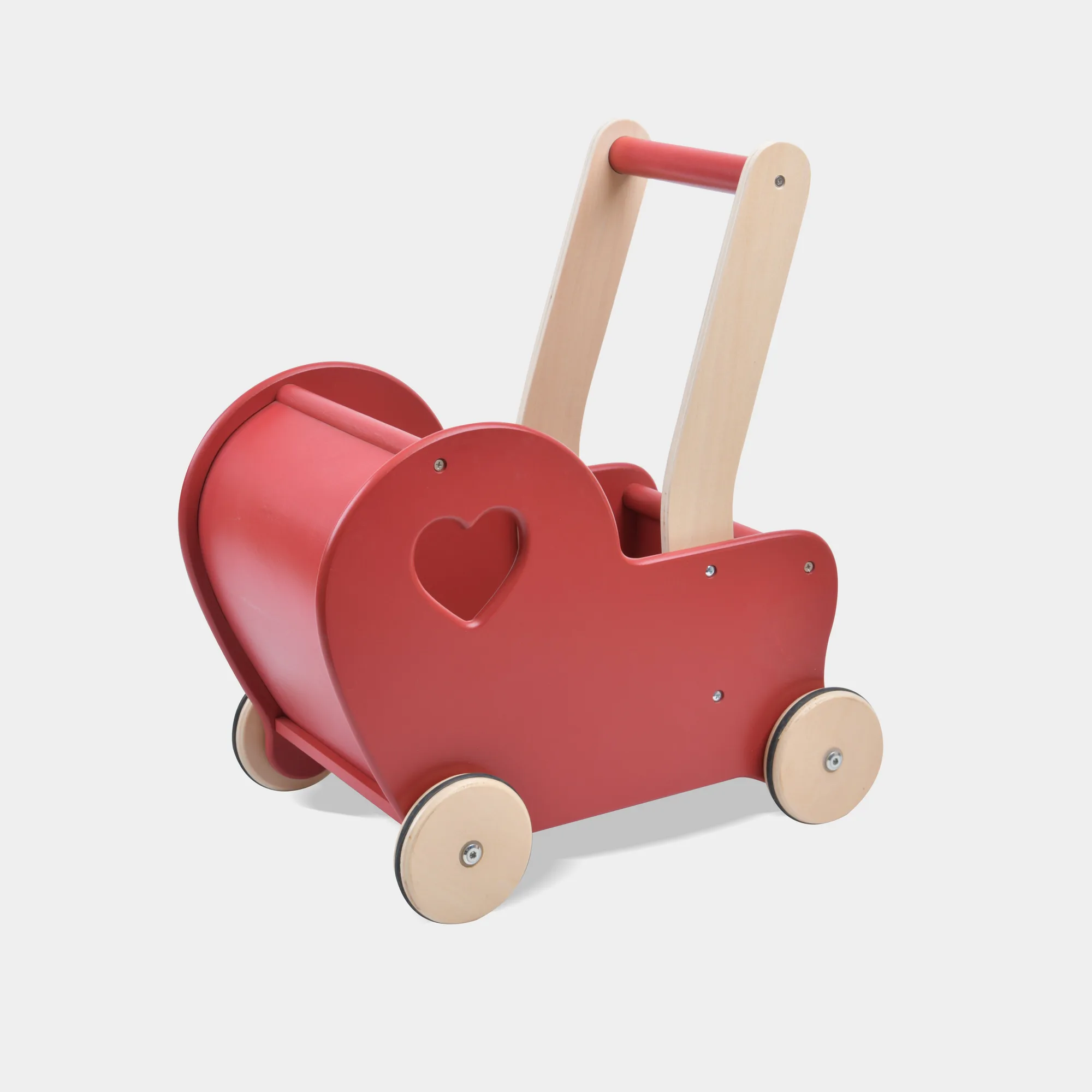 Dolls Stroller pram - Heart Red