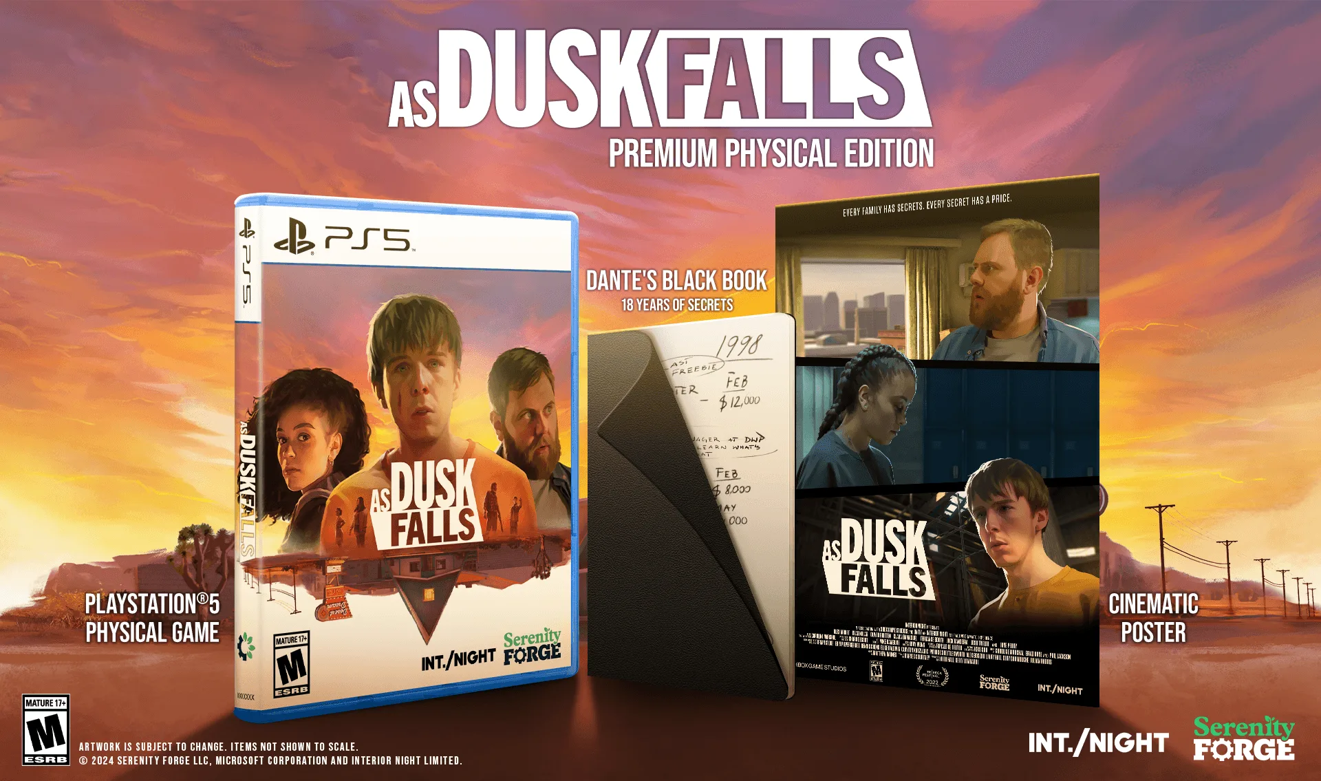 As Dusk Falls fysieke editie: wat zit erin