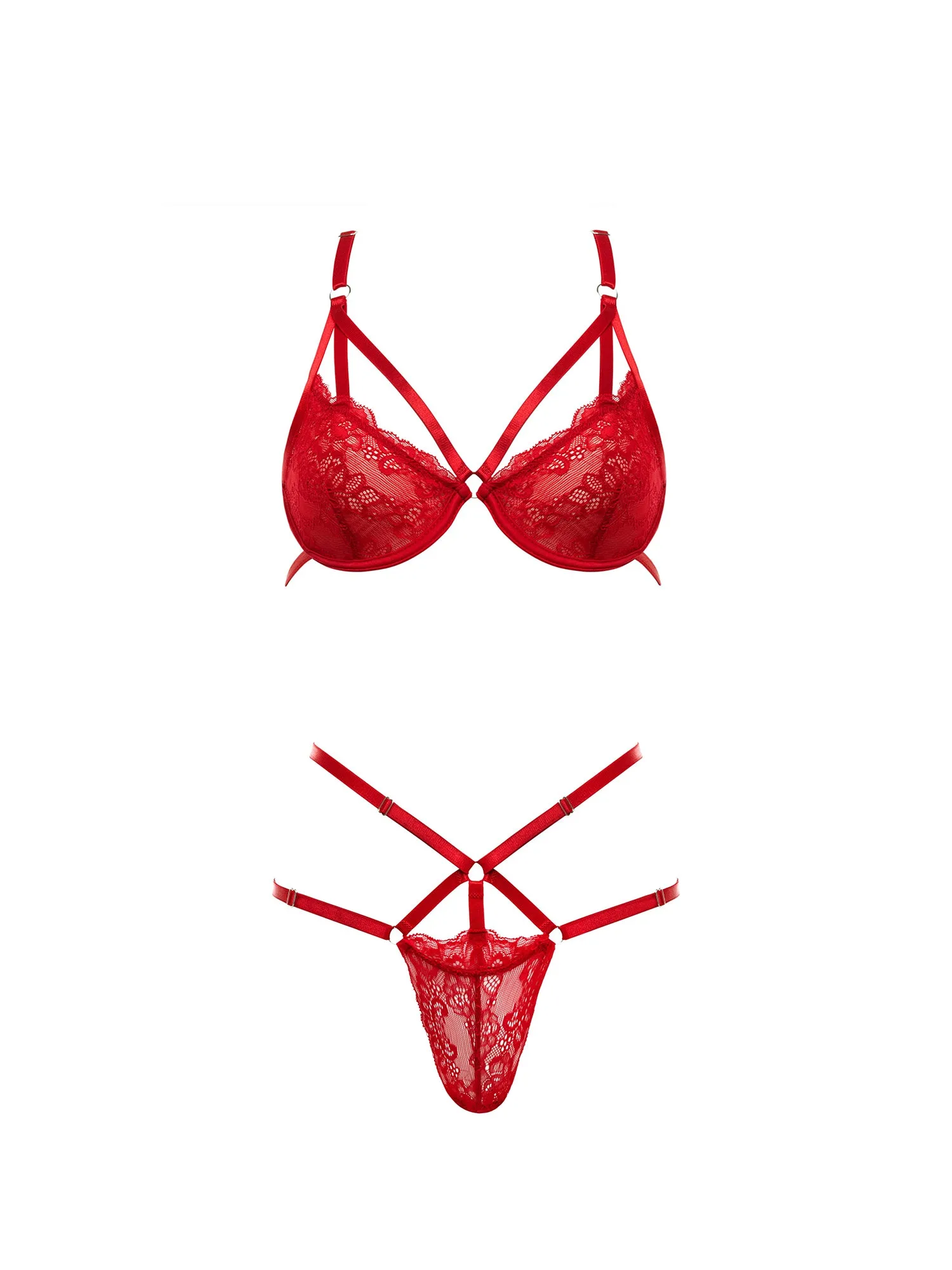 Alix Cage Bra Set