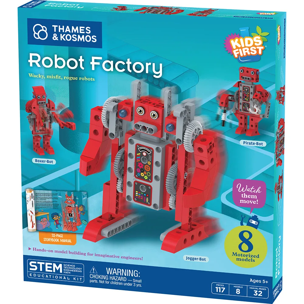 Kids First Robot Factory: Wacky, Misfit, Rogue Robots