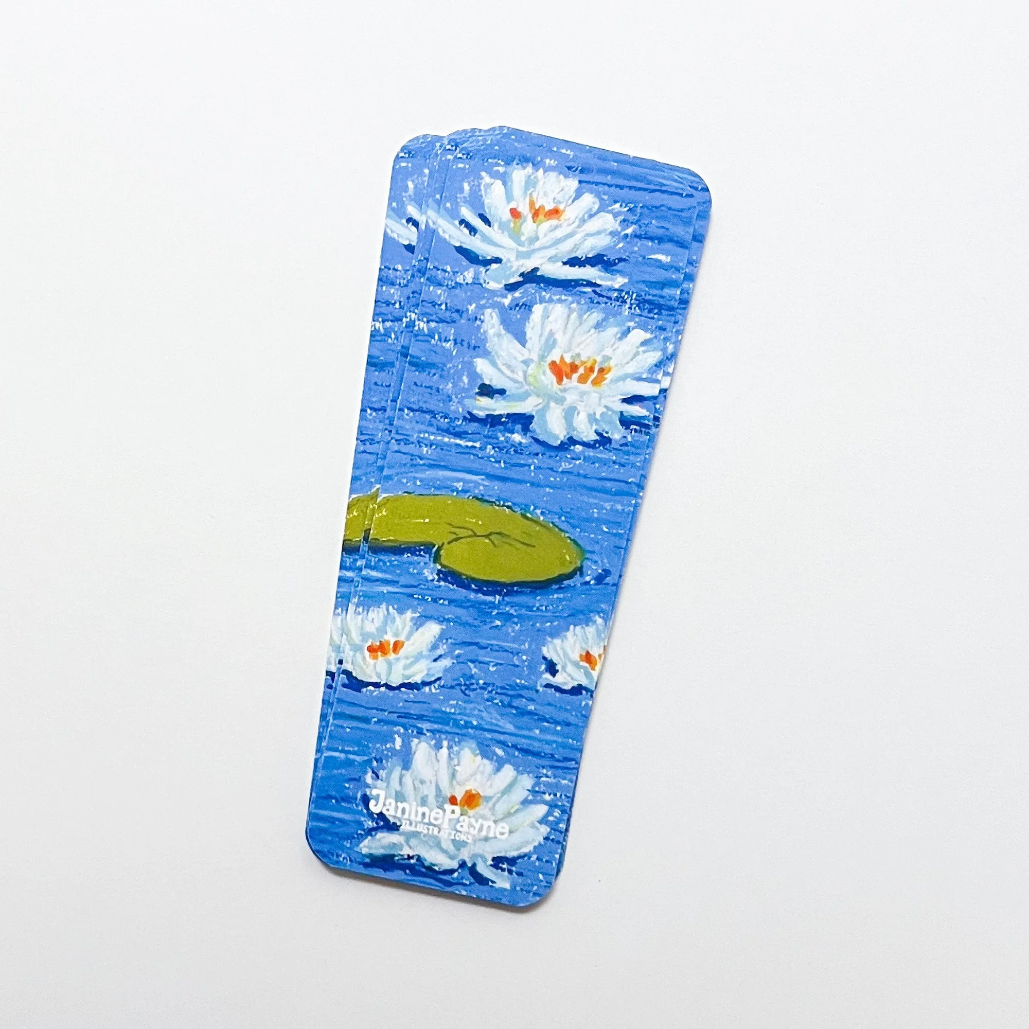 Oil Pastel Water Lillies | Bookmark