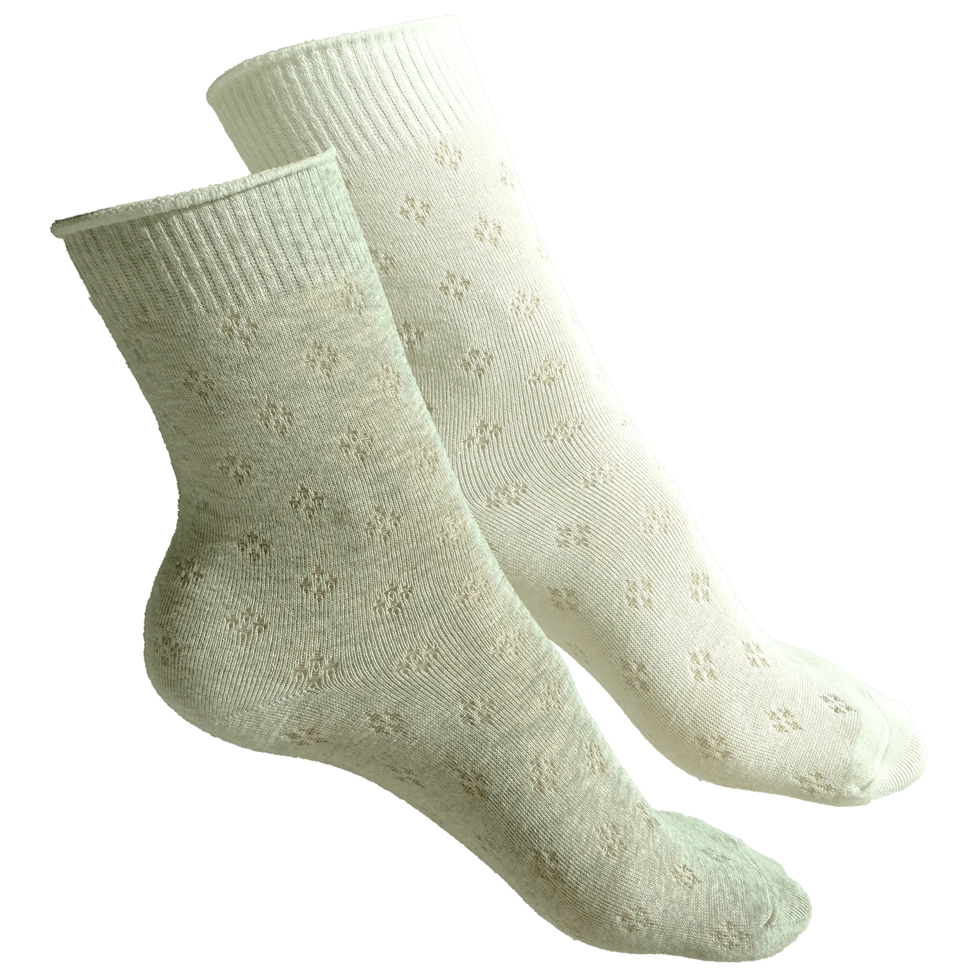 Sena socks 2pack - Light grey melange