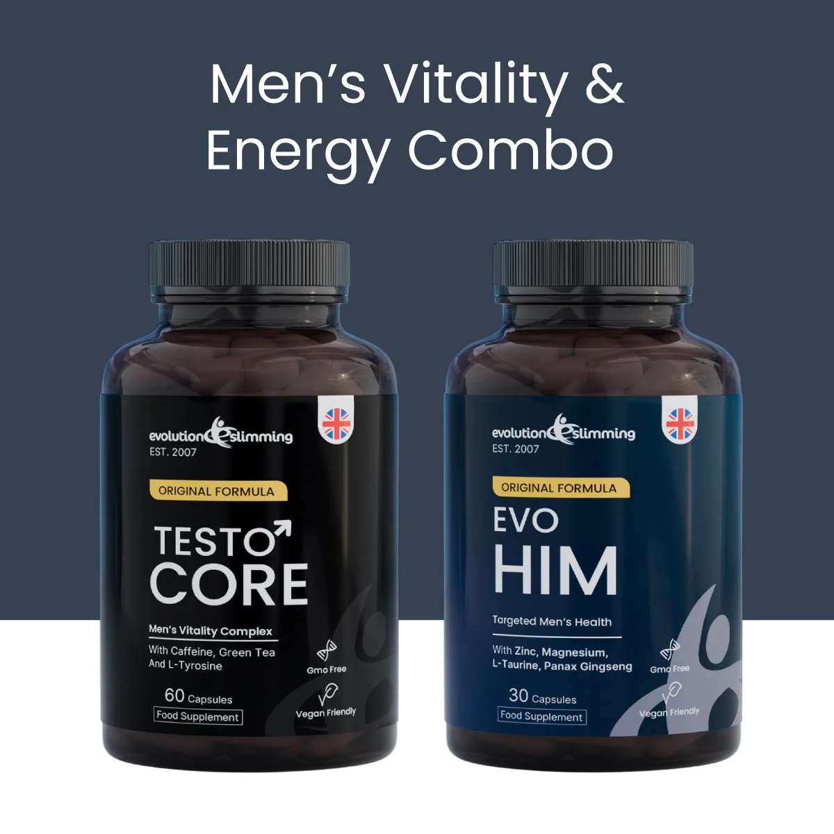 Men's Vitality Strength Combo | Energy Goals & Daily Support