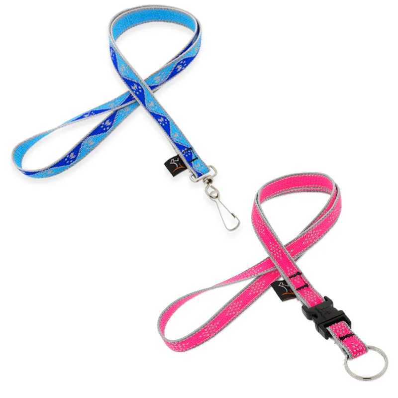 Lanyard in LupinePet Reflective HighLights Collection