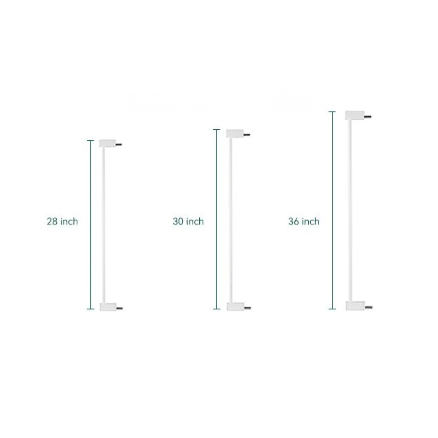 28” & 30“ & 36" Tall Gate Extension | Baby&Pet Gate Accessories for Stairs & Doorways