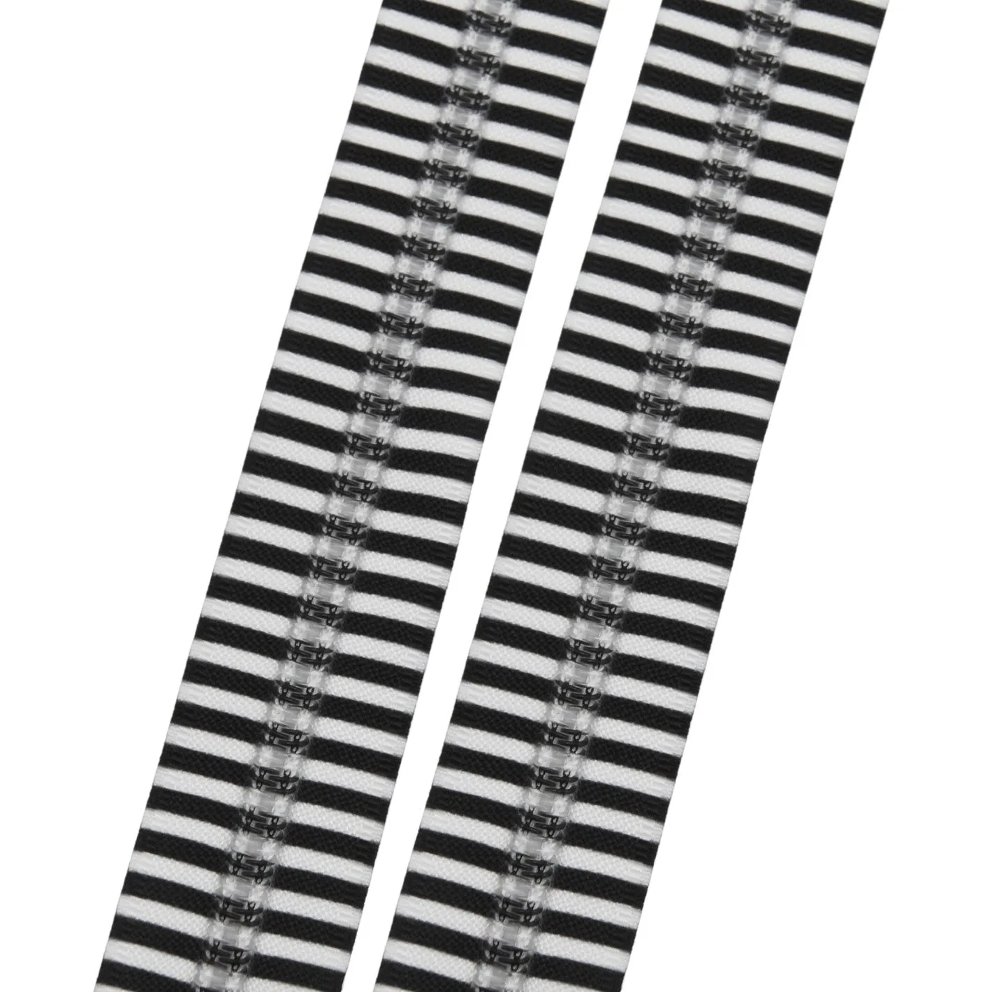 Ruban de fermeture à glissière en nylon à spirale imprimé #5 - Zebra