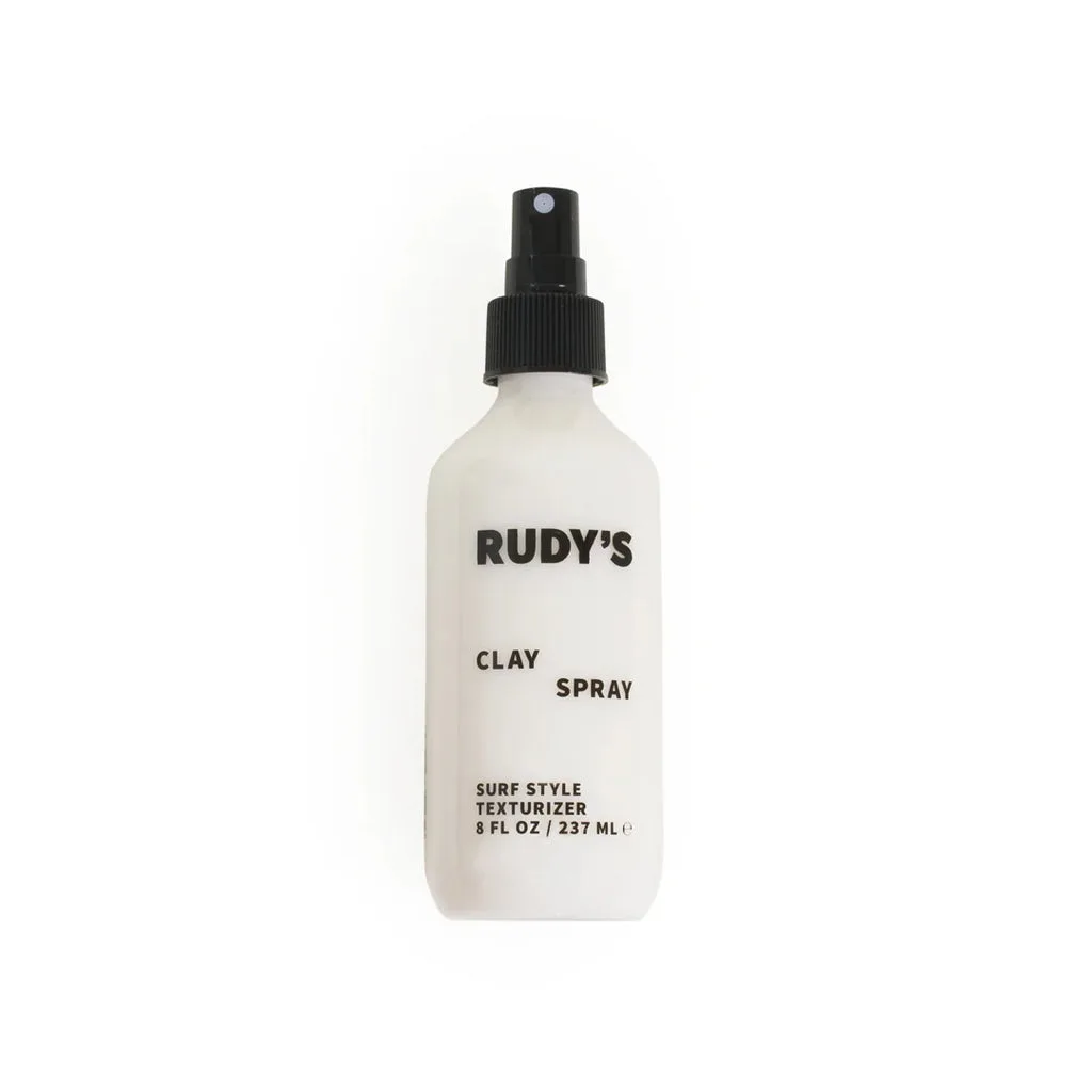 Rudy's Clay Spray vs Pomade: ระดับการจัดแต่งทรงไหนเหมาะกับคุณ