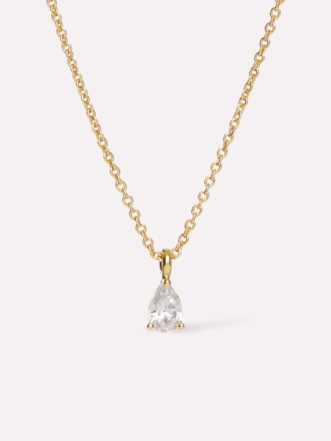 Delikatny wisiorek solitaire - Elise Pendant | Ana Luisa Jewelry