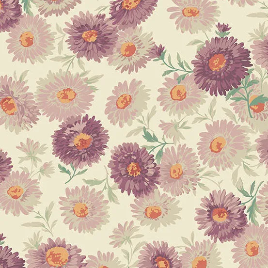 ANDOVER - Chrysanthemum by Laundry Basket Quilts - Chrysanthemum - Lilac