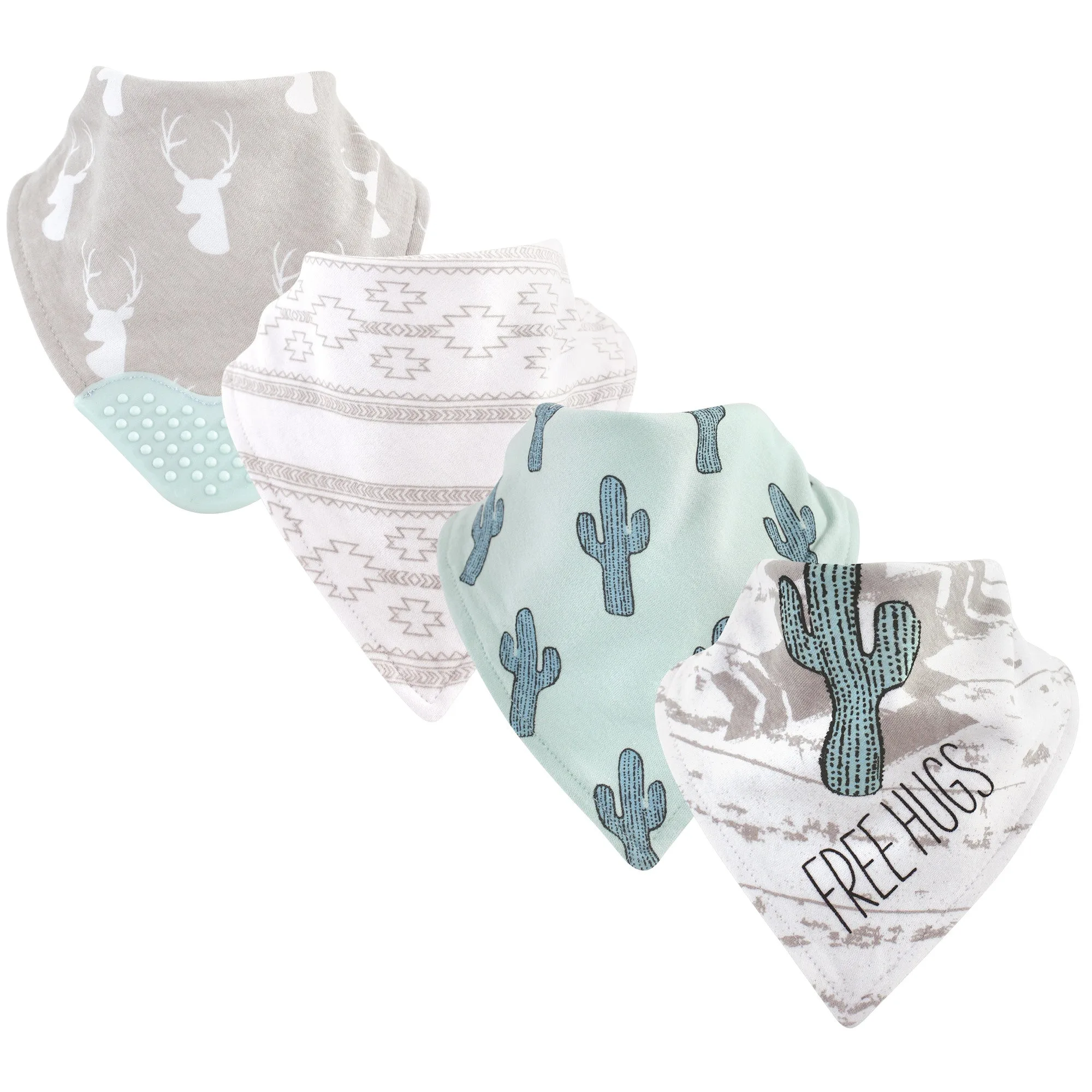 Yoga Sprout Cotton Bandana Bibs, Free Hugs