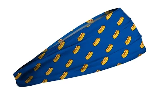 Junk Reading Hot Dogs Scattered Logo Headband