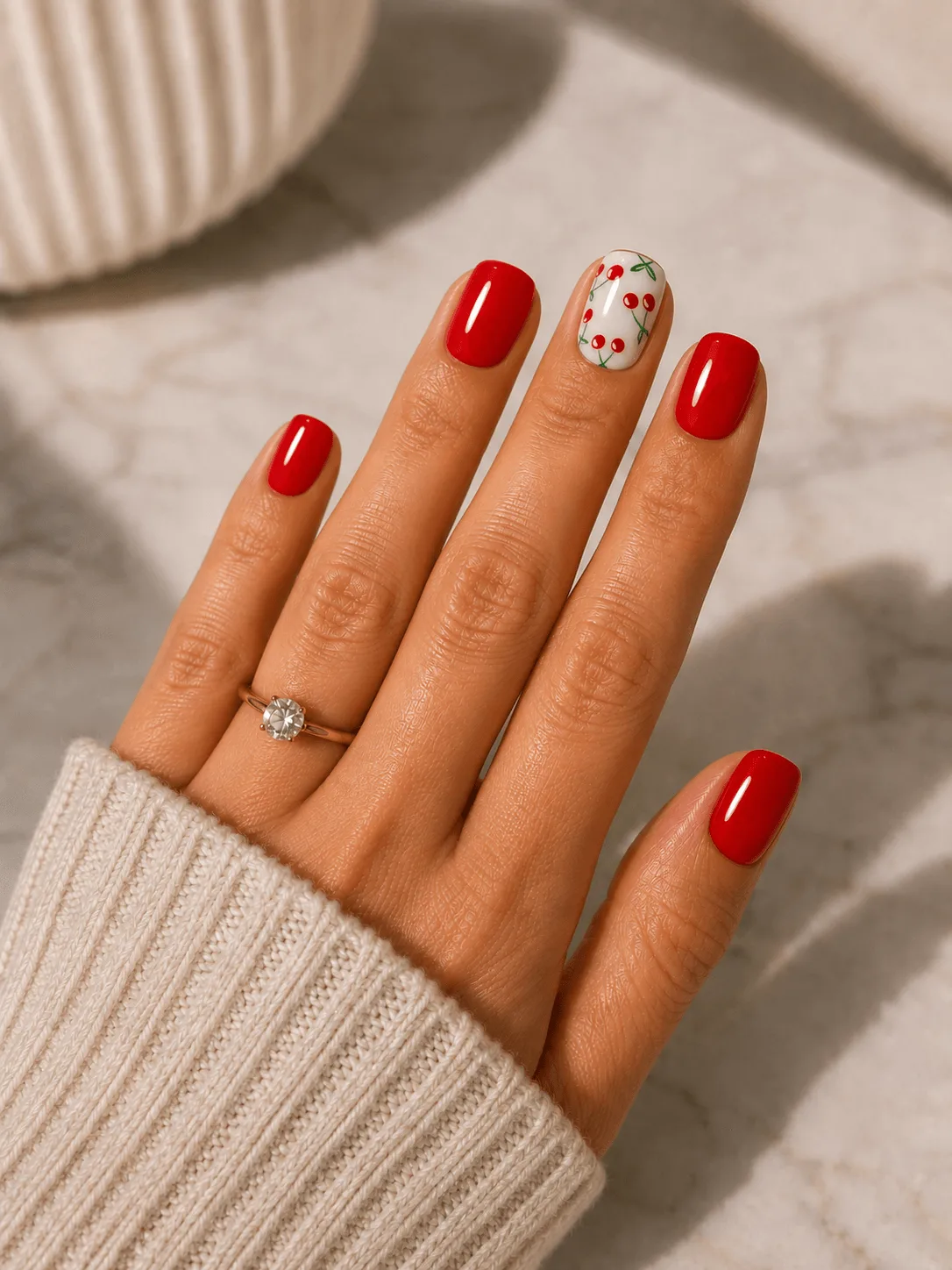 Gotti Press On Nails - #8P Cherry Kisses