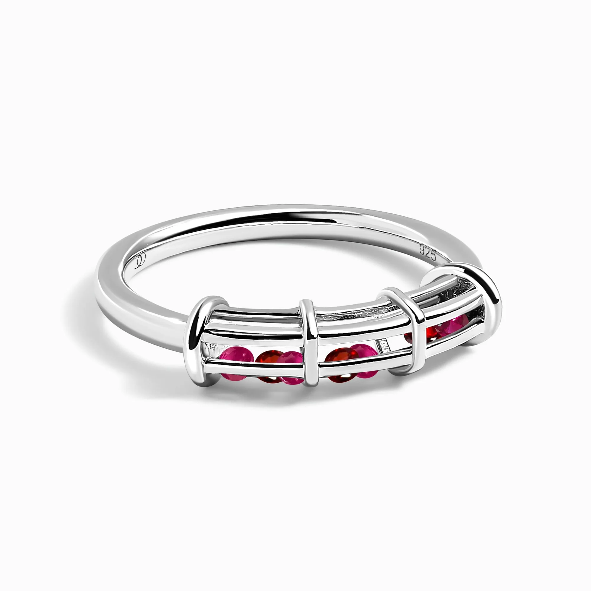 Ruby Garnet Fidget Ring - Motion Medicine