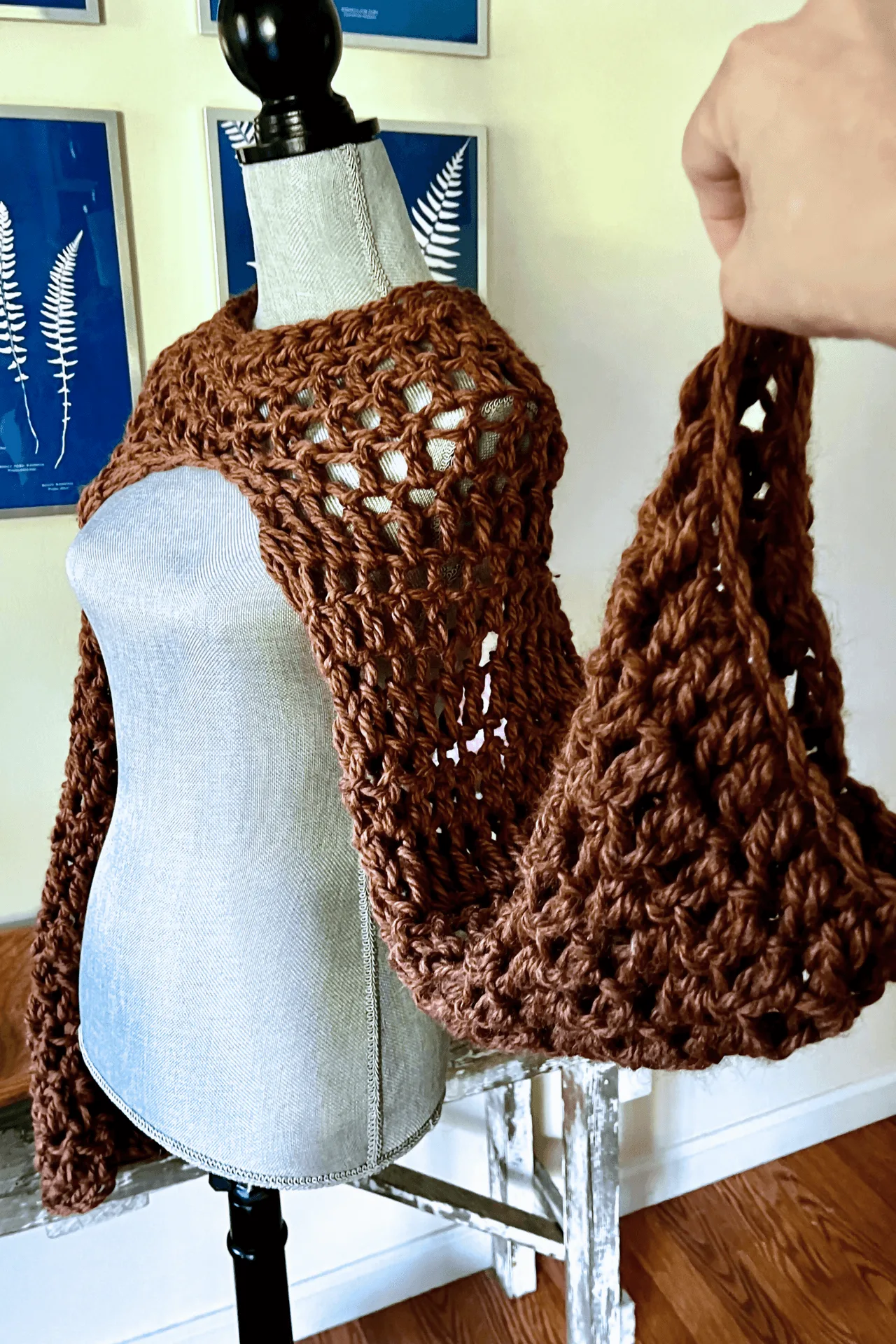 Chunky Sleeve Shrug (Crochet)