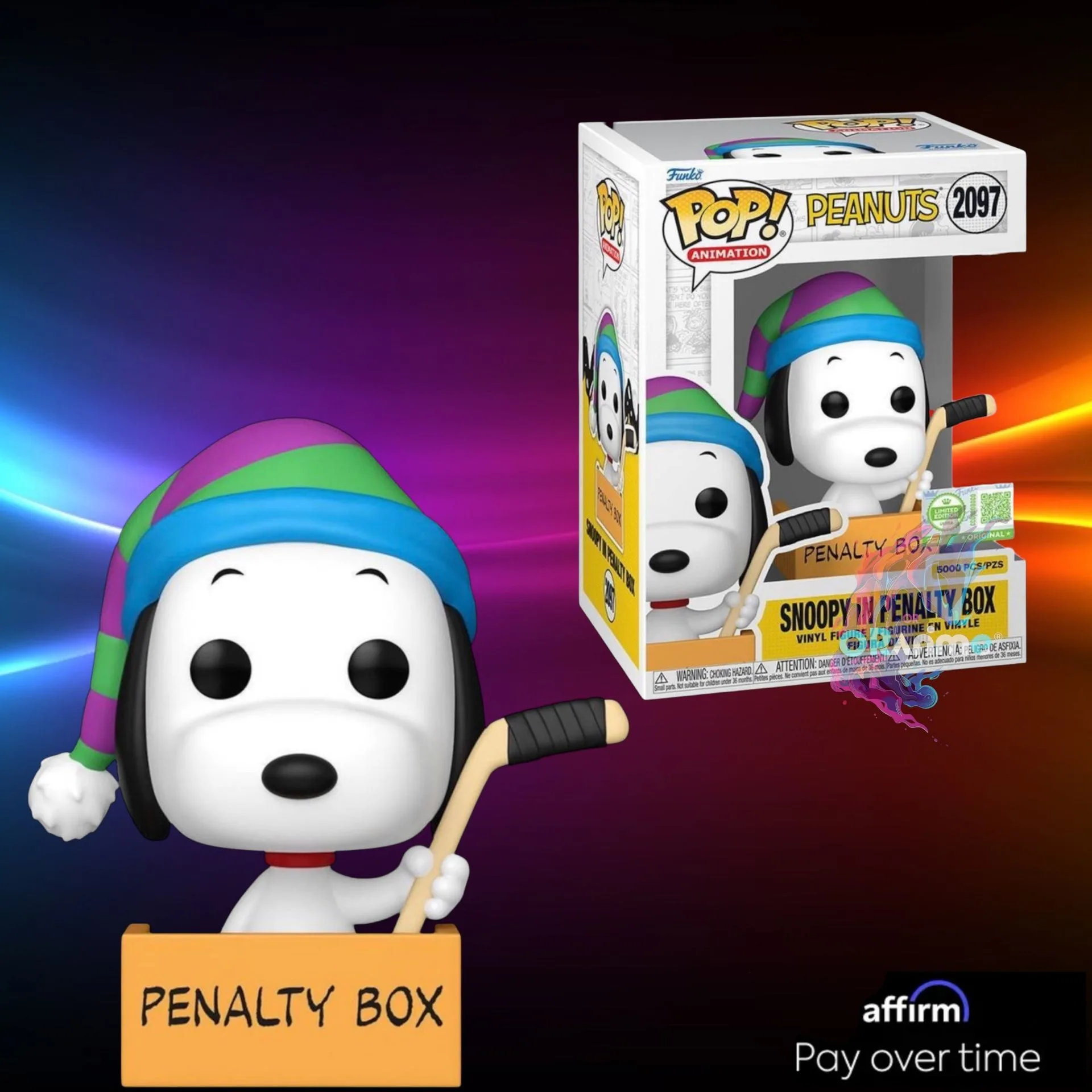 Funko Pop Ultra: 애니메이션 피너츠 스누피 페널티 #2097 한정판 5000개 타겟 독점