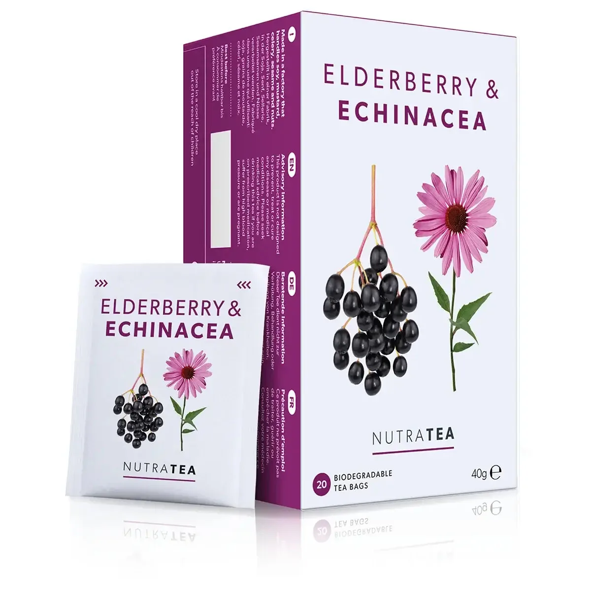 Elderberry & Echinacea Tea – 20 Tea Bags